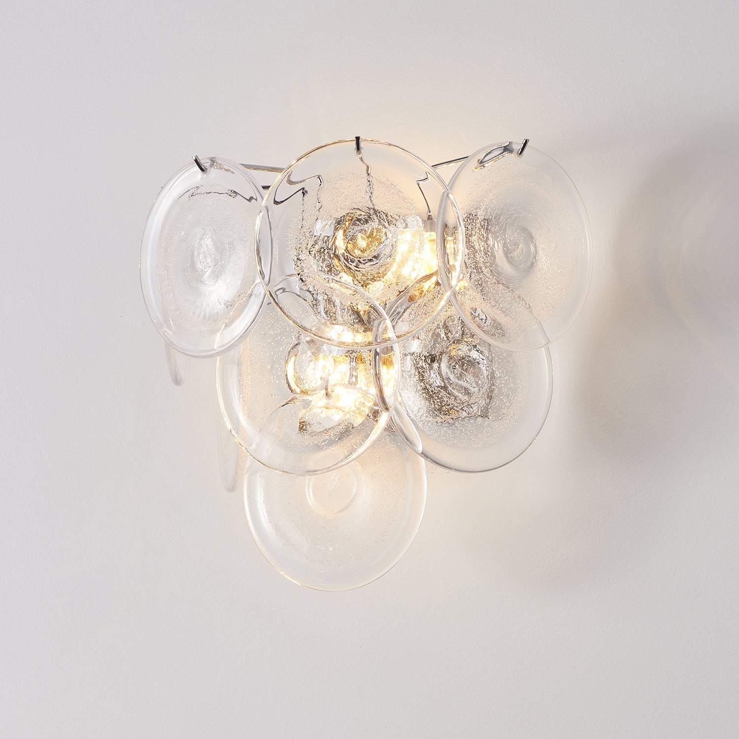 Vivelle Wall Light Ethereal Glass Petal - Letslighting