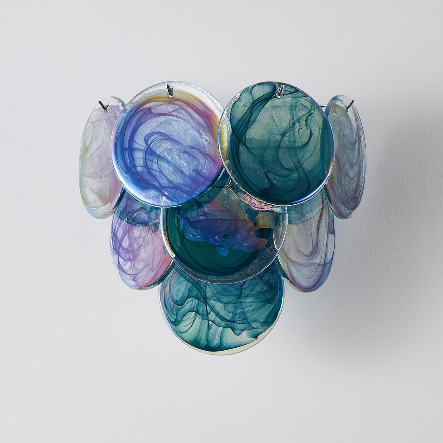 Vivelle Wall Light Ethereal Glass Petal - Letslighting