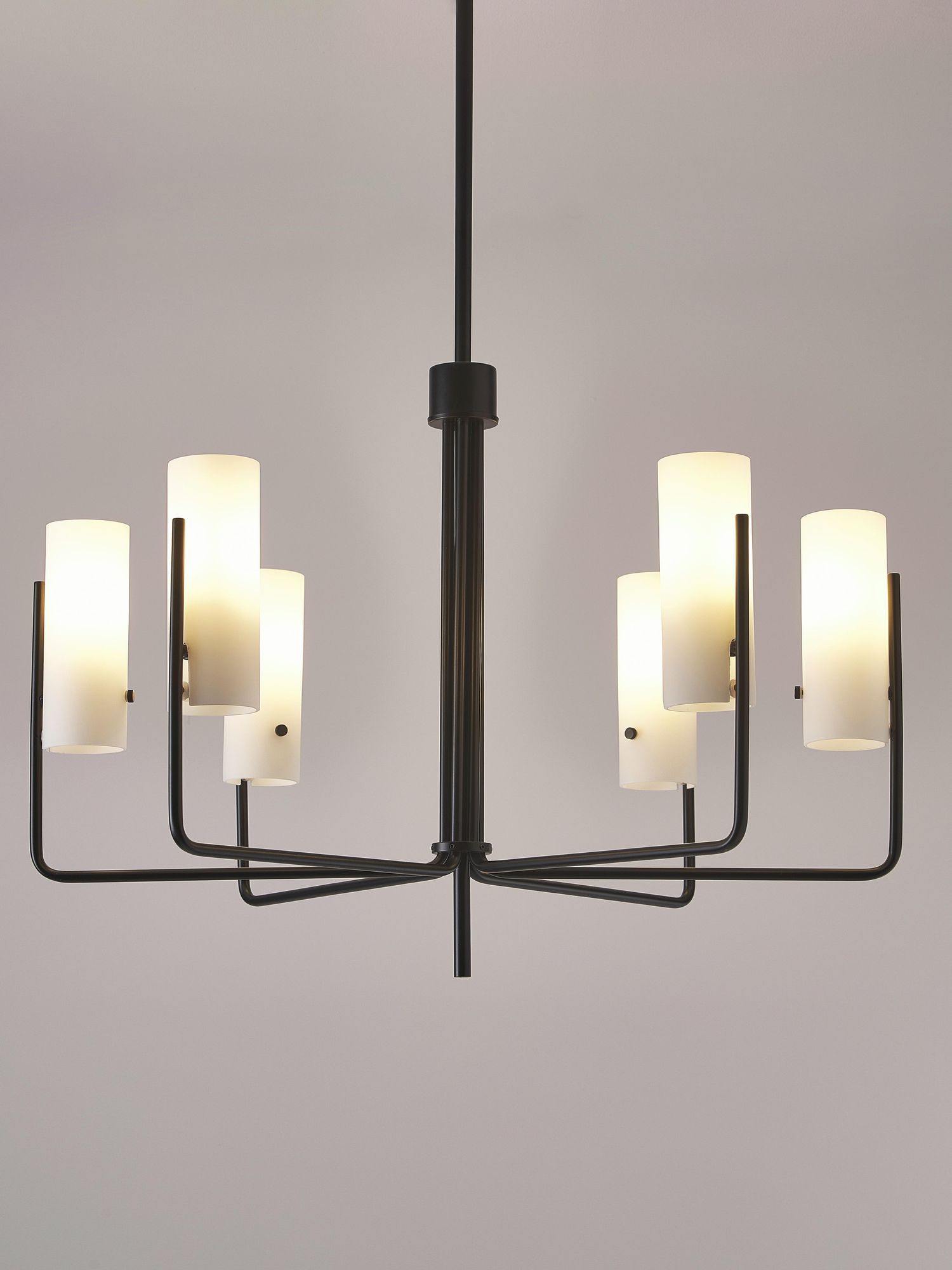 Ivraeus Vintage Industrial Brass Glass Chandelier - Letslighting