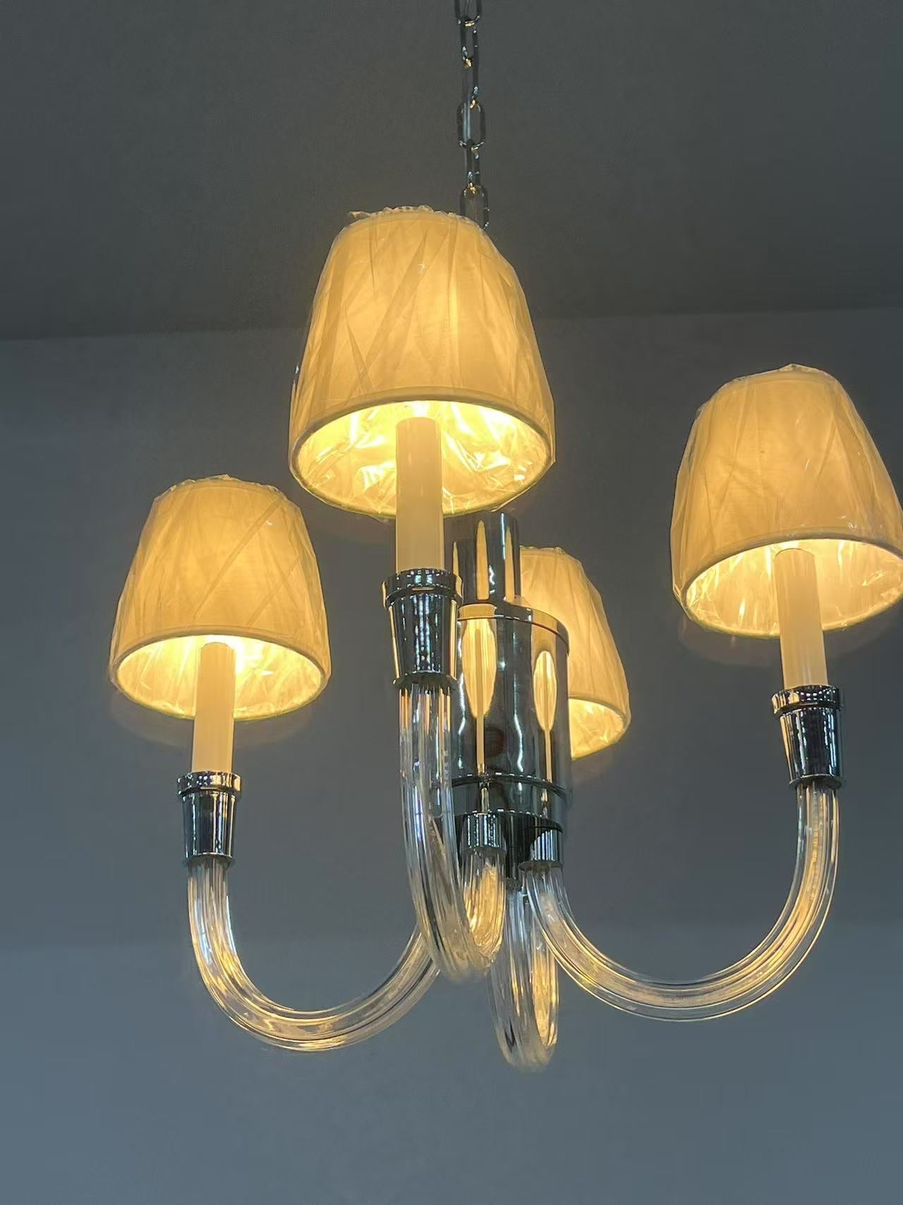 Syvinor Postmodern Luxury Crystal Fabric Chandelier - Letslighting