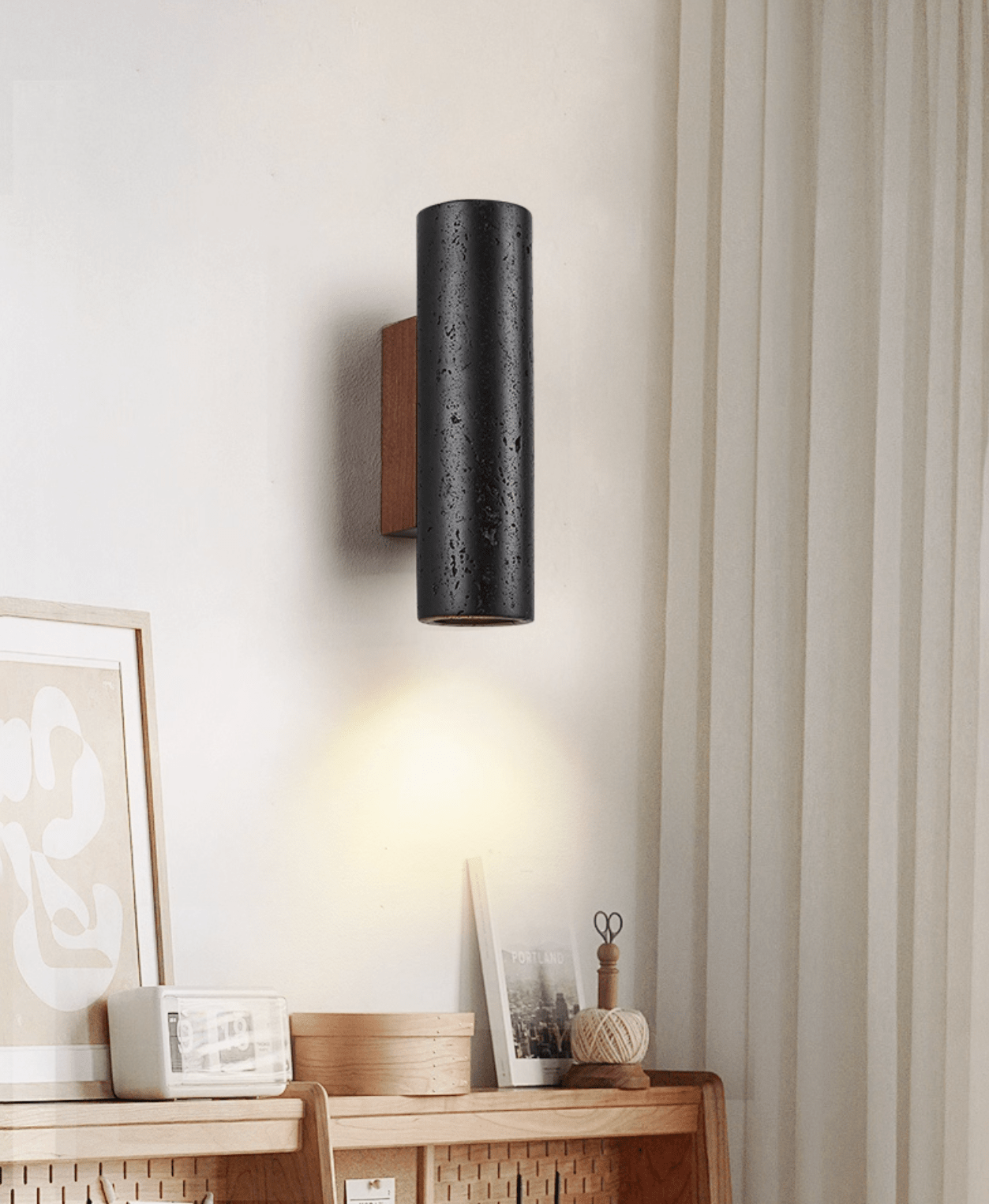 Volcanic Noir Wall Sconce - Letslighting