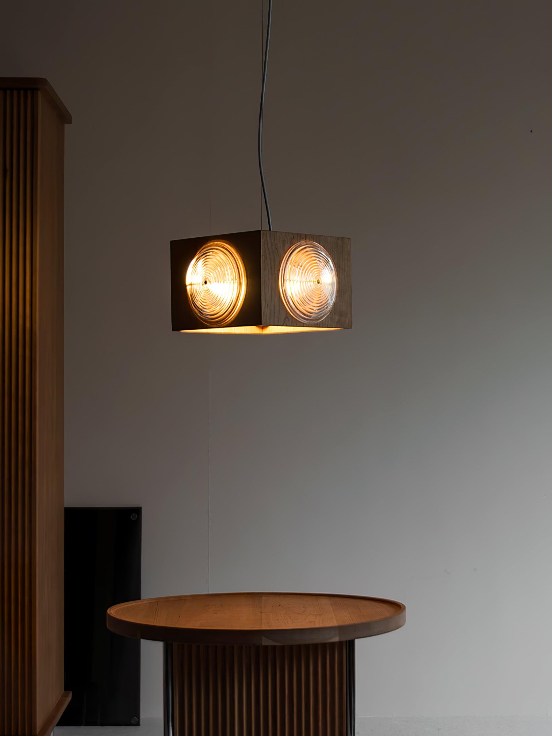 Allaeira Premium Nordic Art Wood Pendant Lamp - Letslighting
