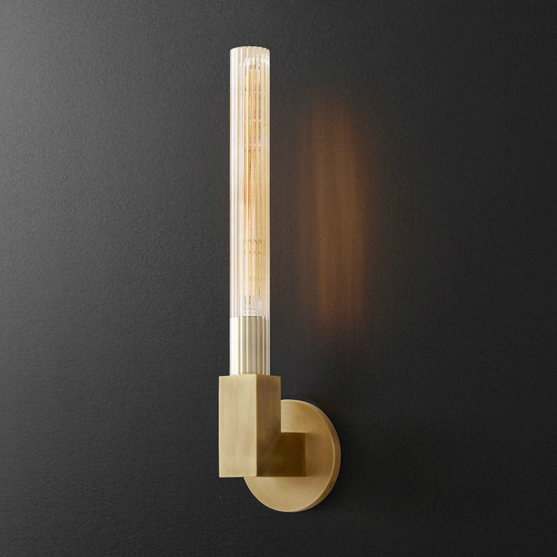 Arisha  Nordic Metal Glass Indoor Wall Lamp Restaurant Bedroom