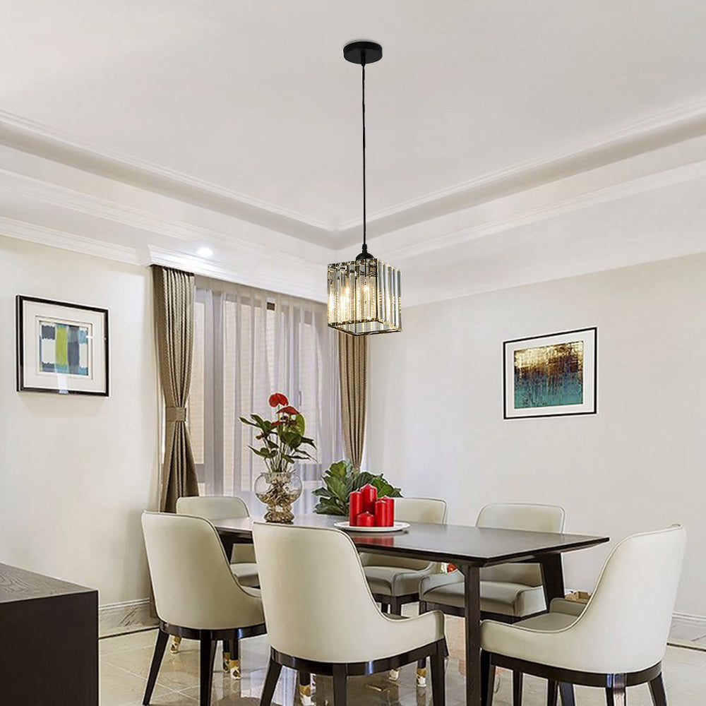 Arisha Modern Cluster Cylinder Glass Pendant Light