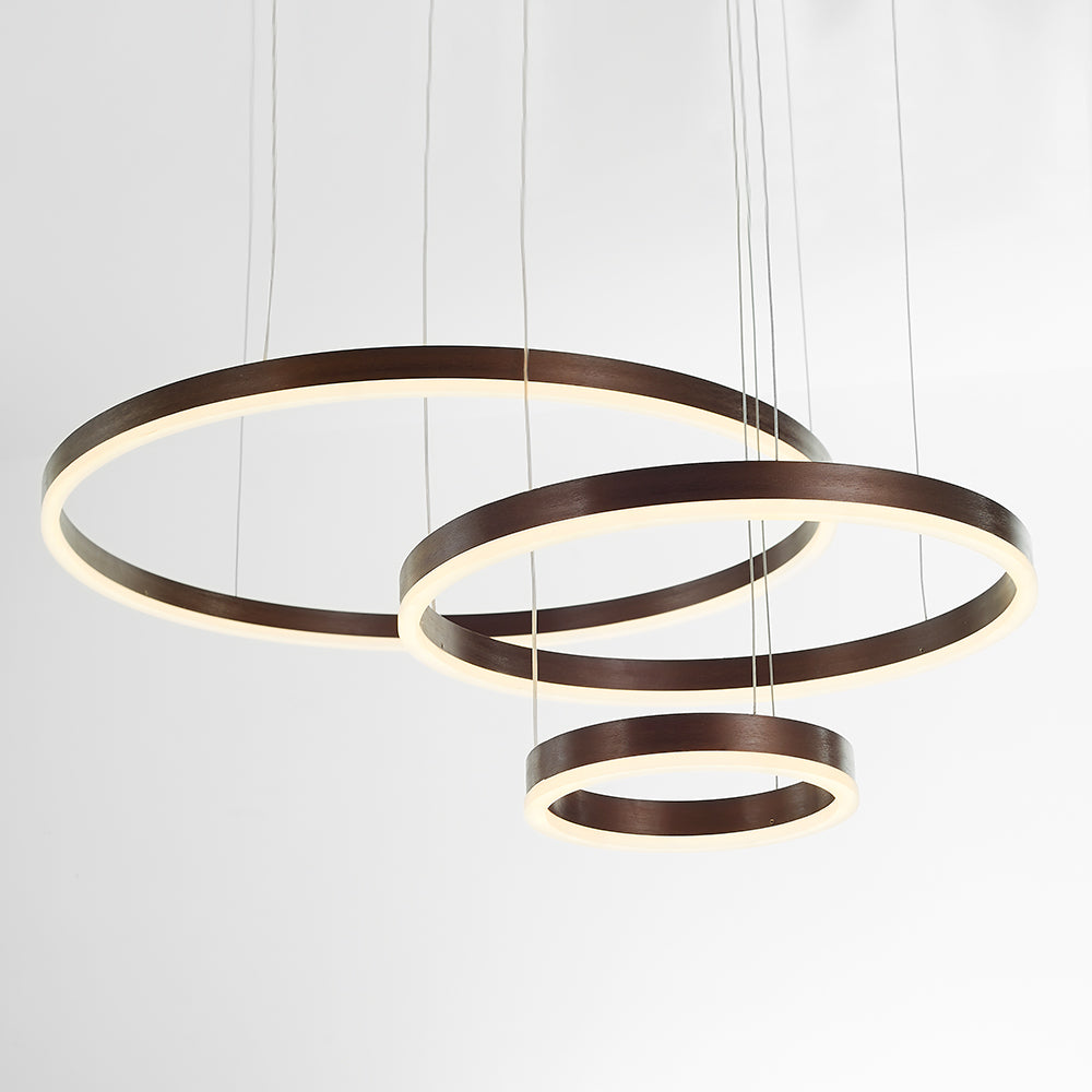 Arisha Modern Pendant Light Tir-Circle Metal