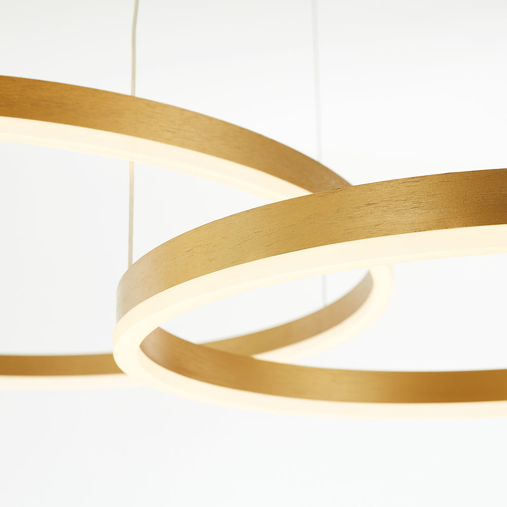 Arisha Modern Pendant Light Tir-Circle Metal