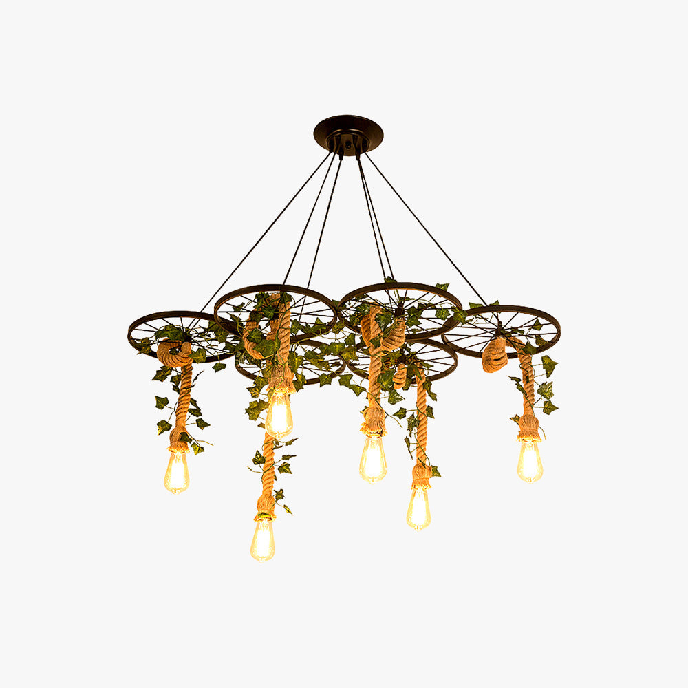 Nest Industrial LED Chandelier Bar Living Room - Letslighting