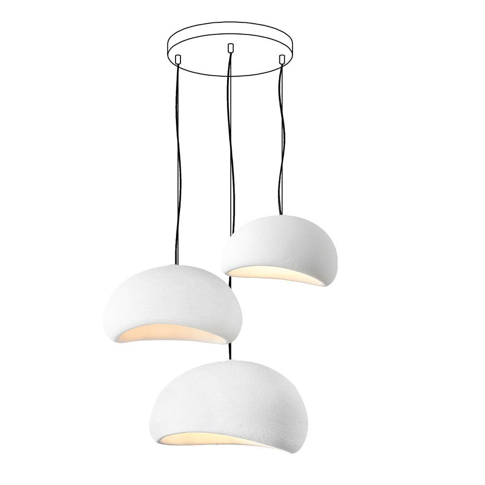 Chandelier Wabi-Sabi Pebble Cluster Organic Form Minimalist Artistic - Letslighting