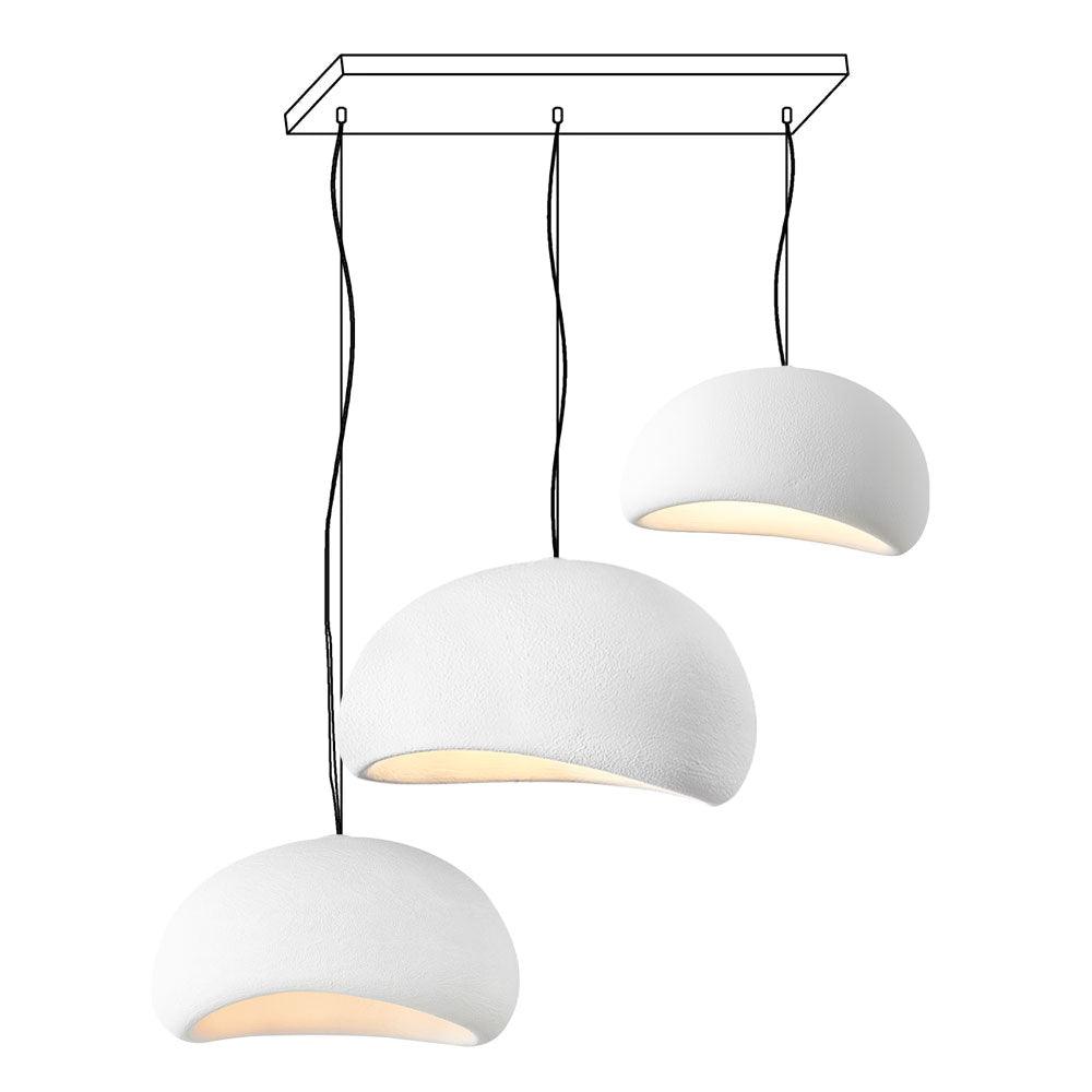 Chandelier Wabi-Sabi Pebble Cluster Organic Form Minimalist Artistic - Letslighting
