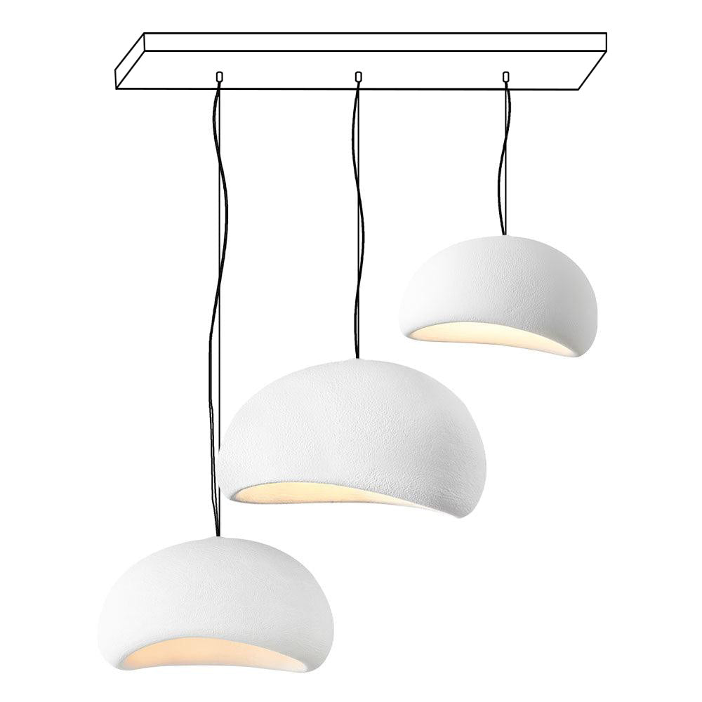 Chandelier Wabi-Sabi Pebble Cluster Organic Form Minimalist Artistic - Letslighting