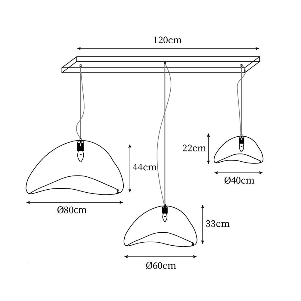 Aneko Chandelier Wabi-Sabi Organic Elegance - Letslighting