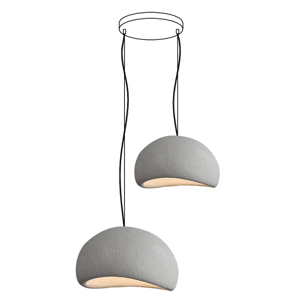 Chandelier Wabi-Sabi Pebble Cluster Organic Form Minimalist Artistic - Letslighting