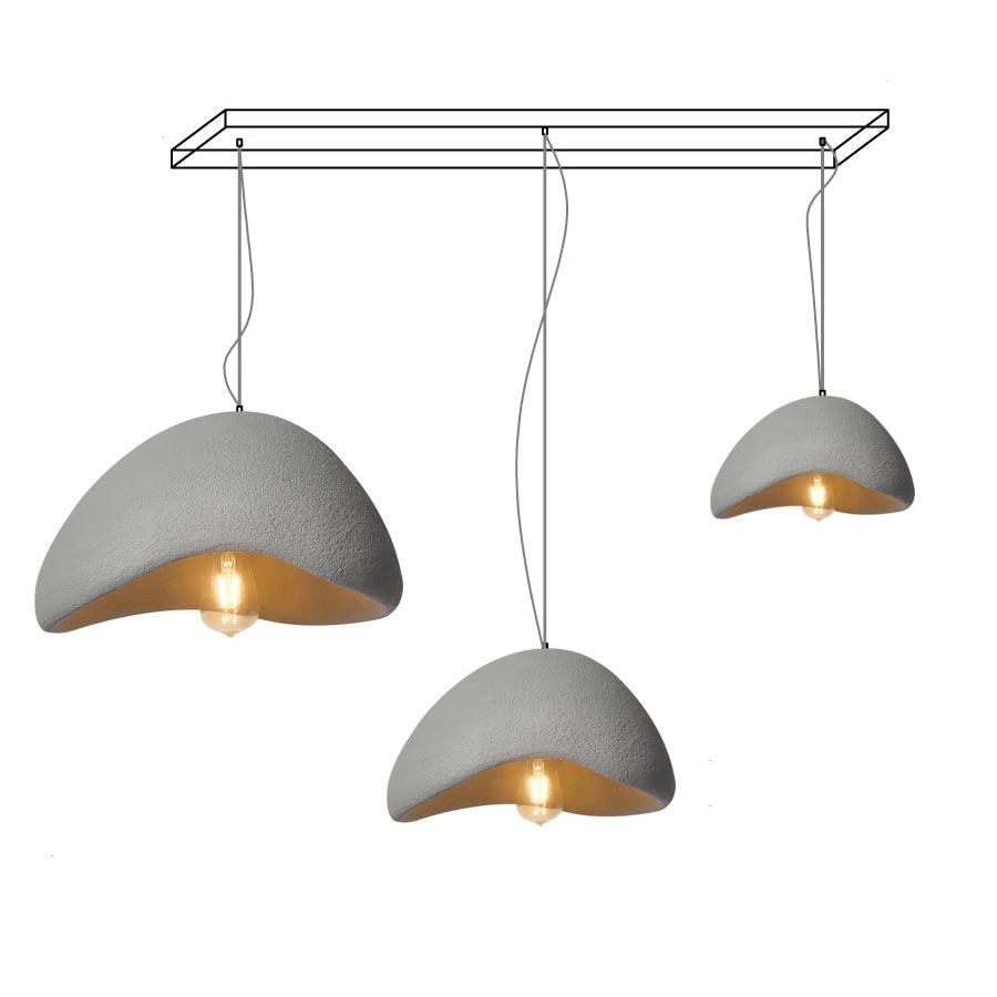 Aneko Chandelier Wabi-Sabi Organic Elegance - Letslighting