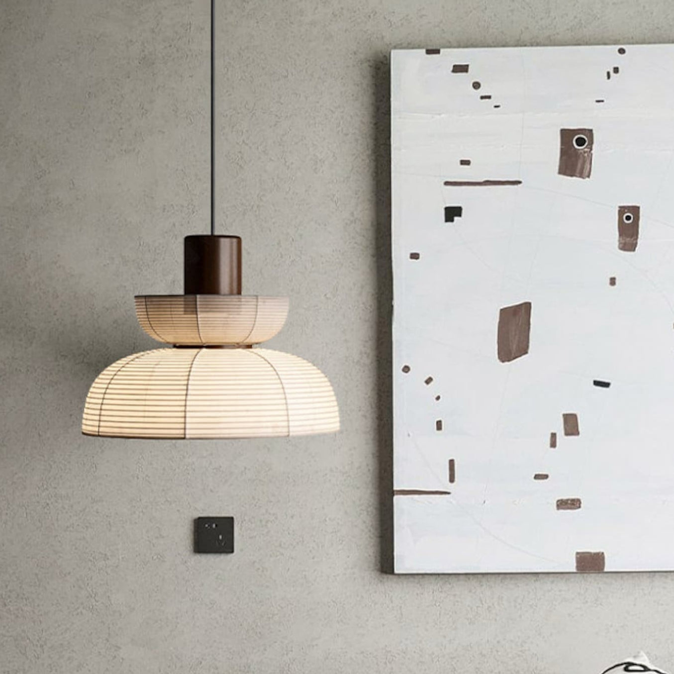 Ritta Modern Conical Pendant Light Bedroom - Letslighting