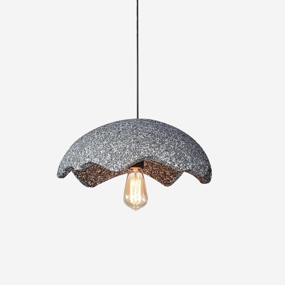 Zuko Pendant Lamp Scalloped Textured Organic - Letslighting