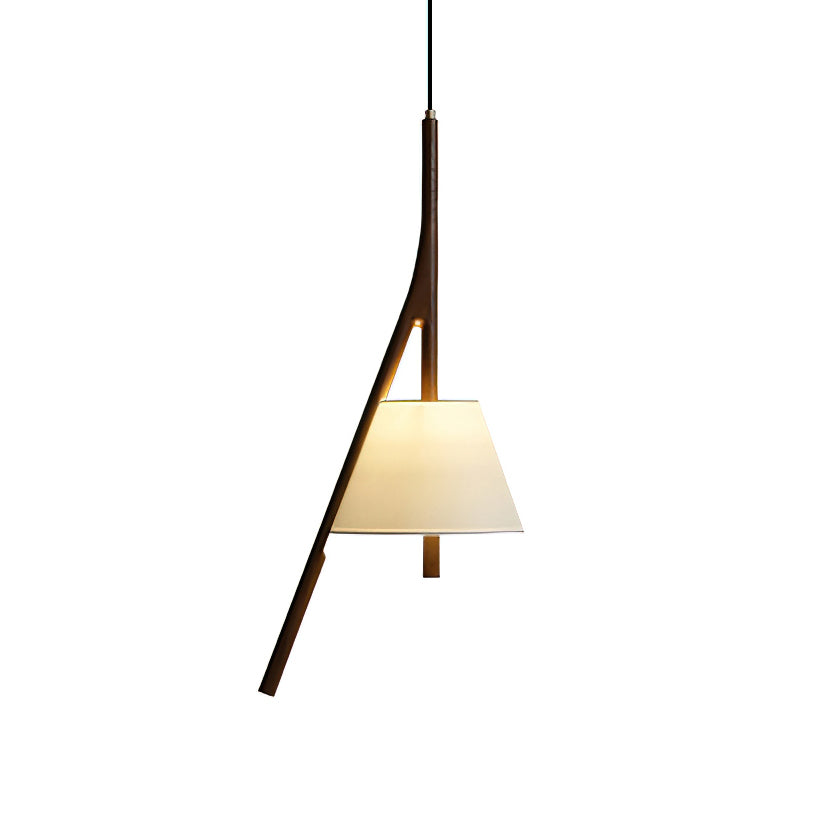 Zovenarae Triangular Wood Pendant Light - Letslighting