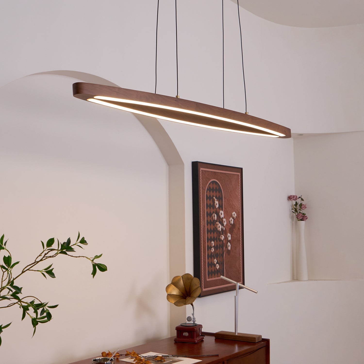 Zentan Wood Minimalist Pendant Lamp - Letslighting