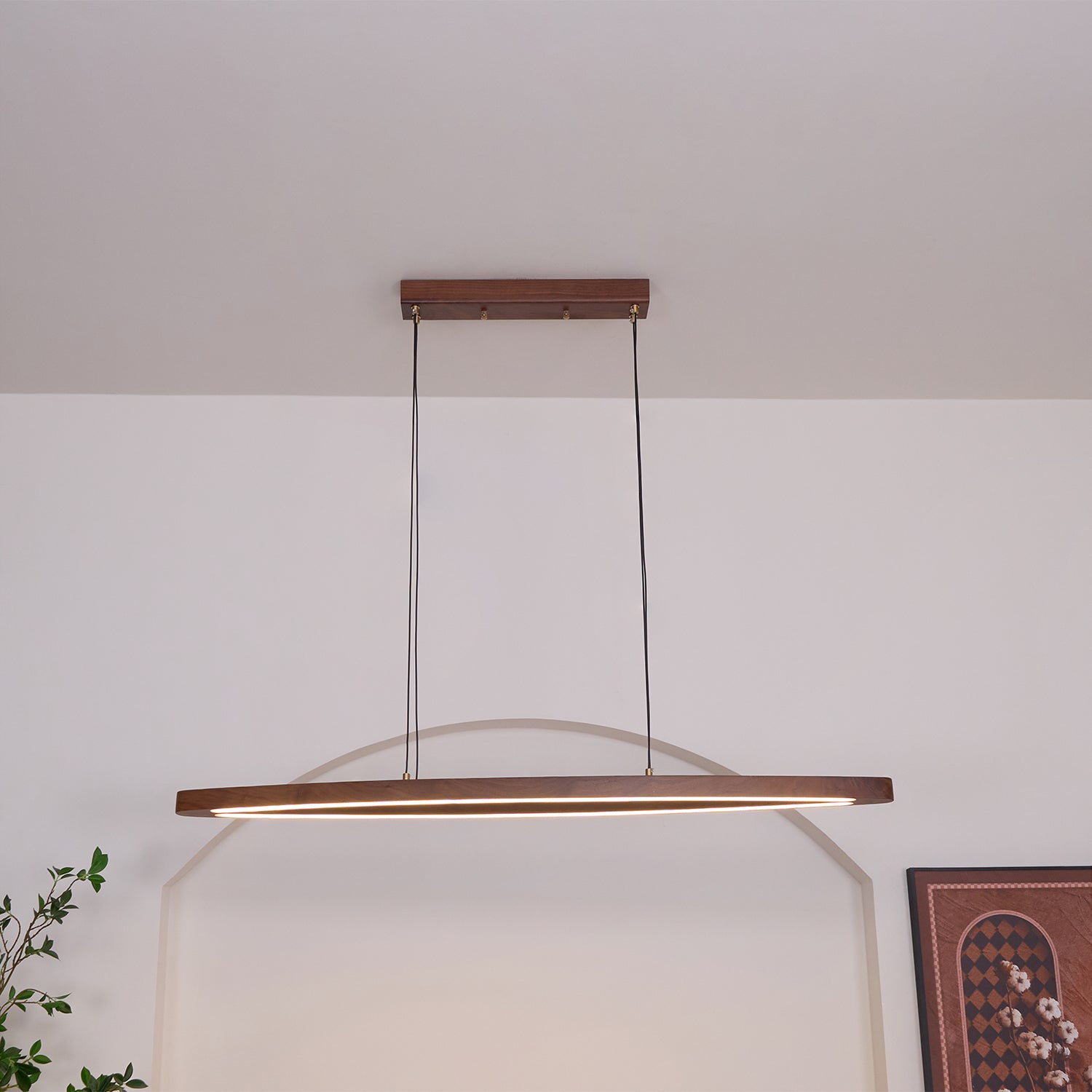Zentan Wood Minimalist Pendant Lamp - Letslighting