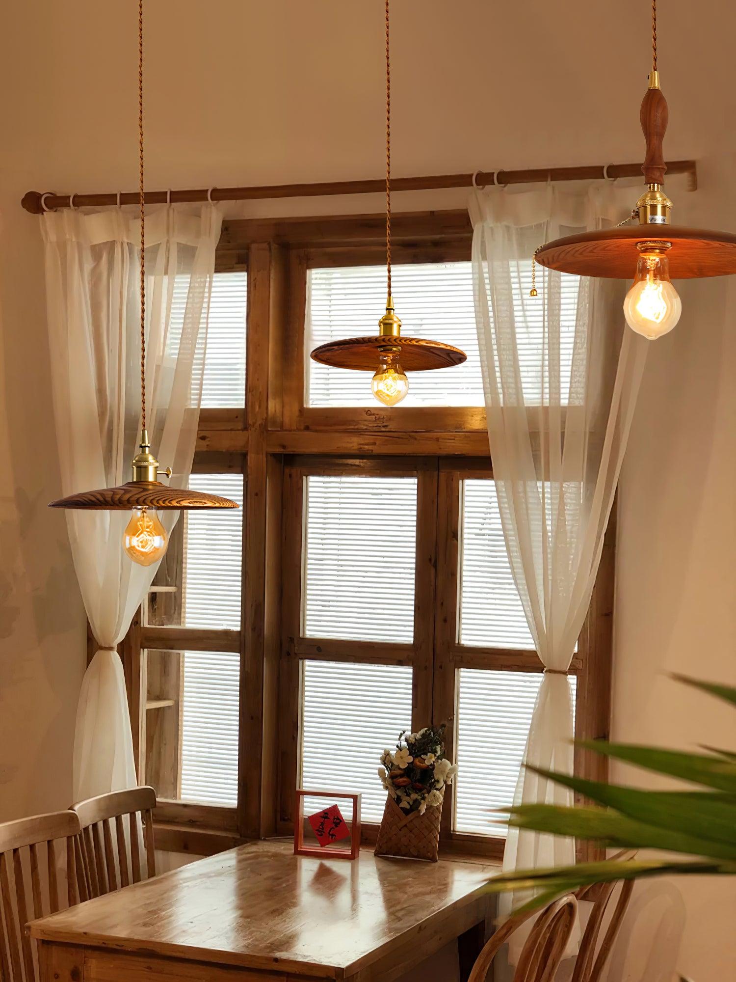 Veldra Brass Retro Pendant Light - Letslighting
