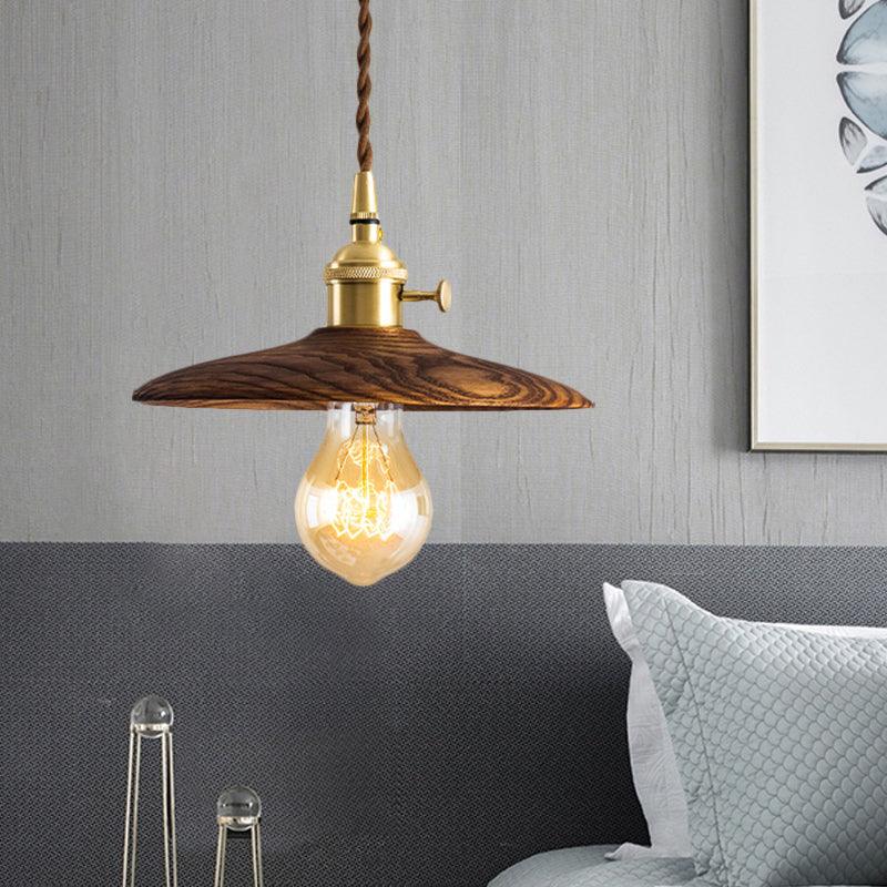 Veldra Brass Retro Pendant Light - Letslighting