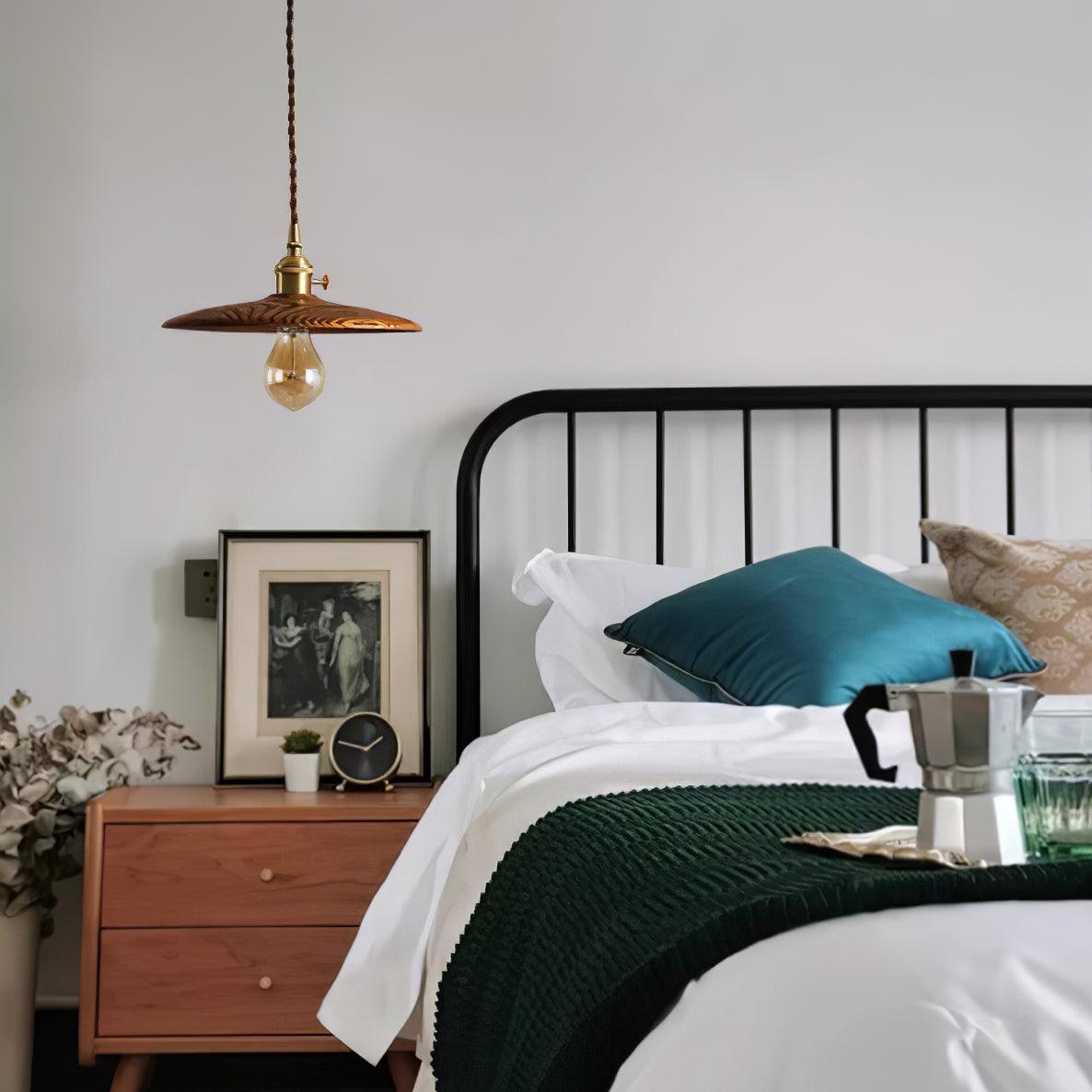 Veldra Brass Retro Pendant Light - Letslighting