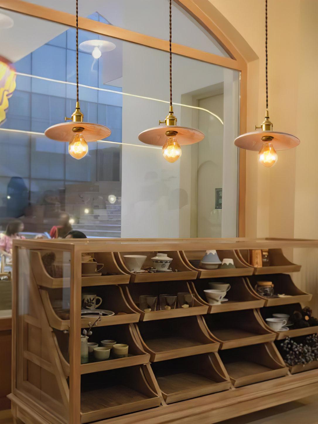 Veldra Brass Retro Pendant Light - Letslighting