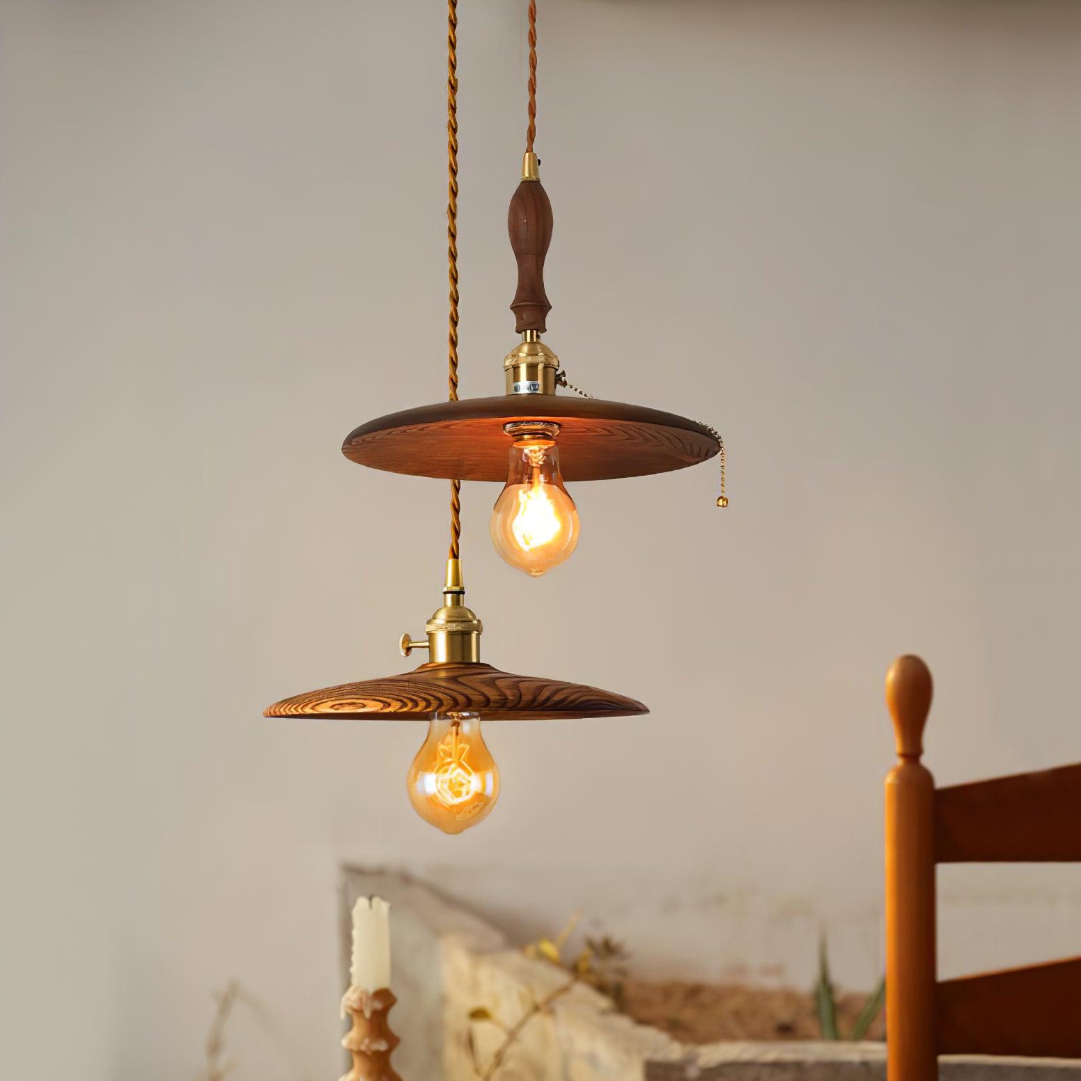 Veldra Brass Retro Pendant Light - Letslighting