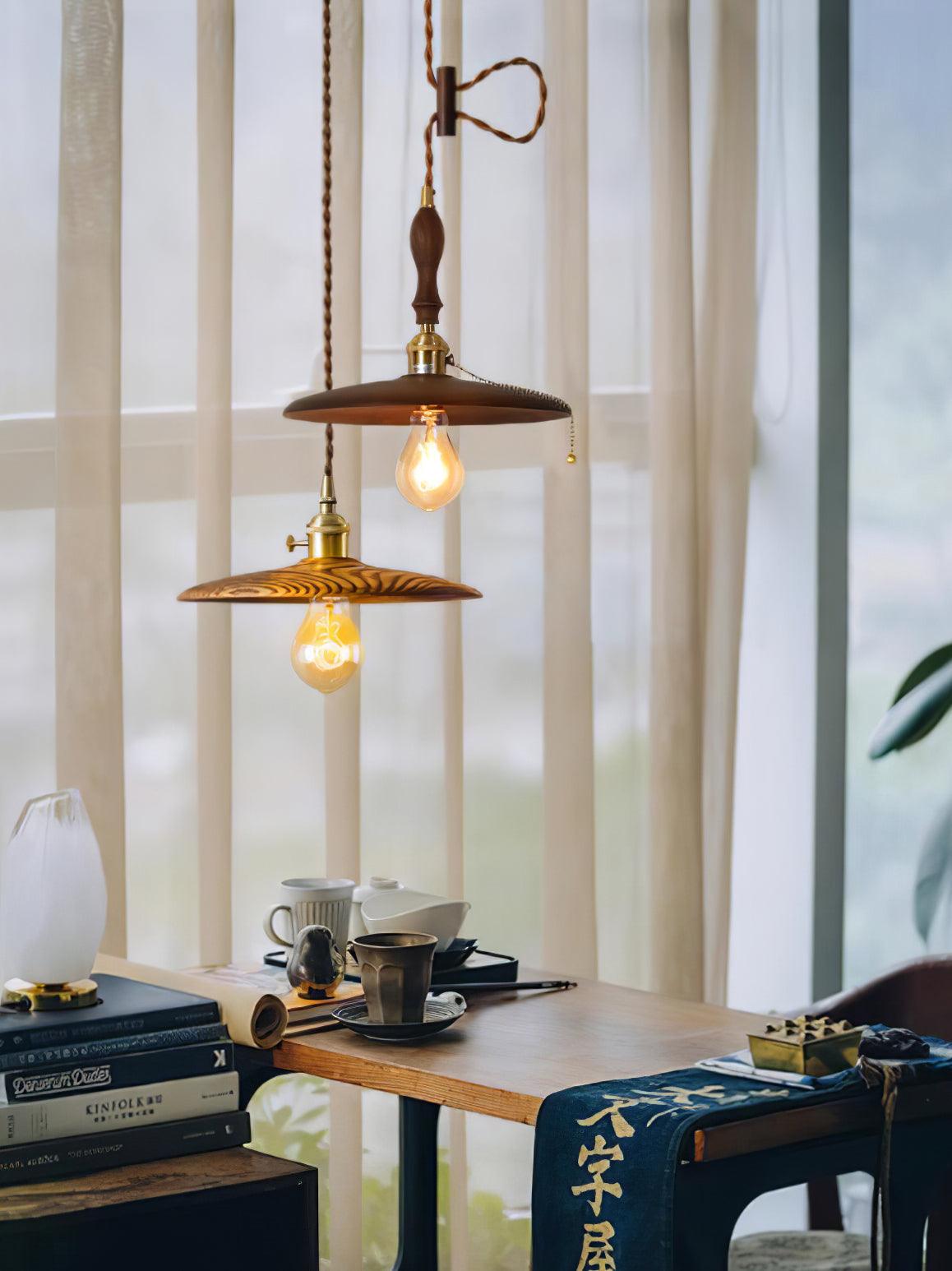 Veldra Brass Retro Pendant Light - Letslighting