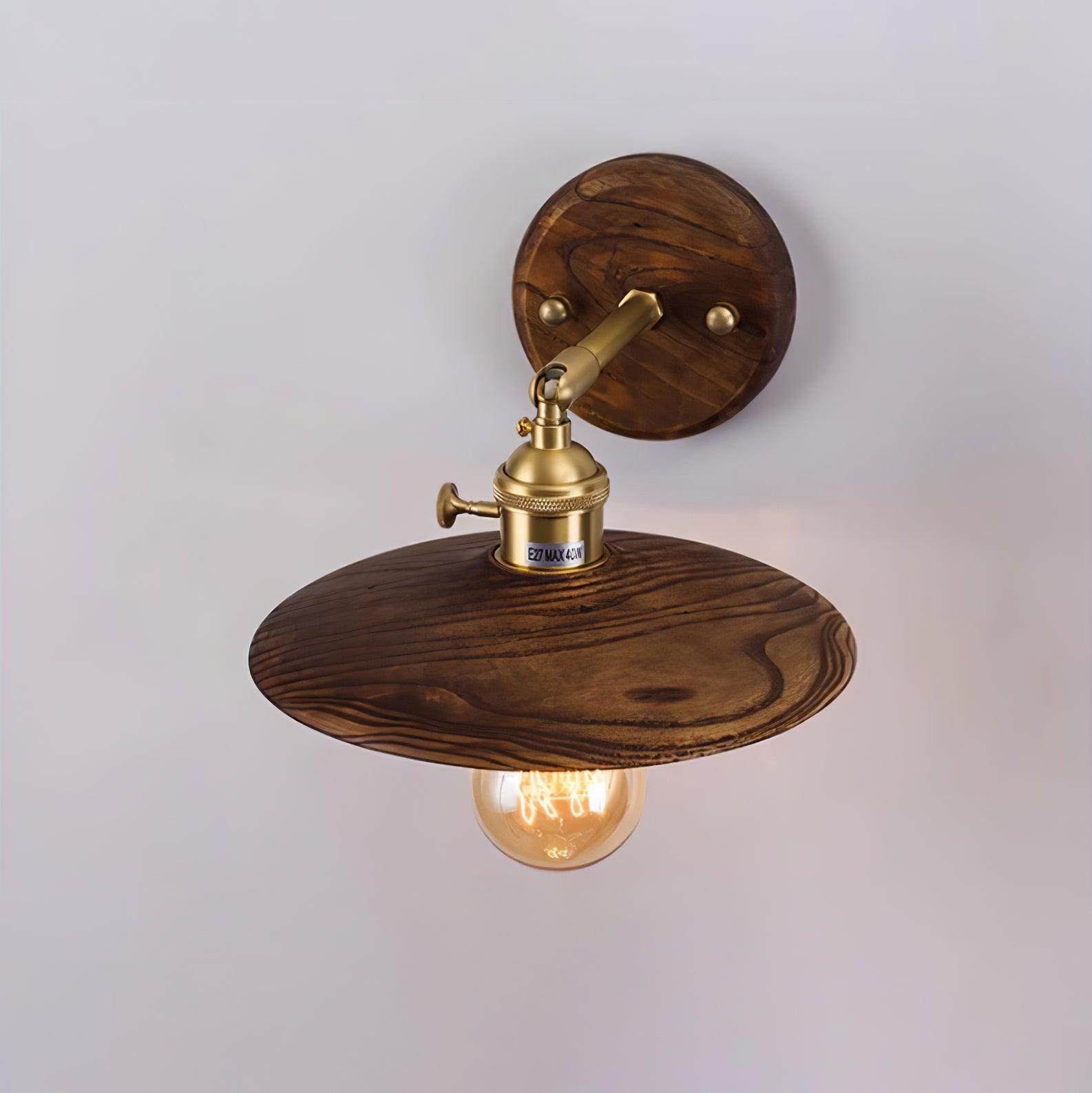 Arloxd Brass Rustic Wall Lamp - Letslighting