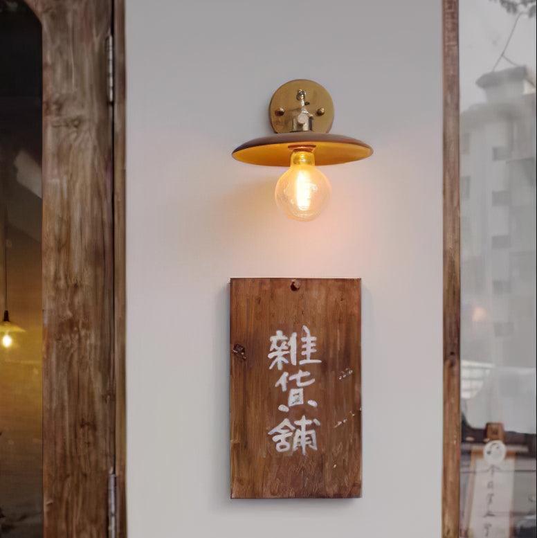 Arloxd Brass Rustic Wall Lamp - Letslighting