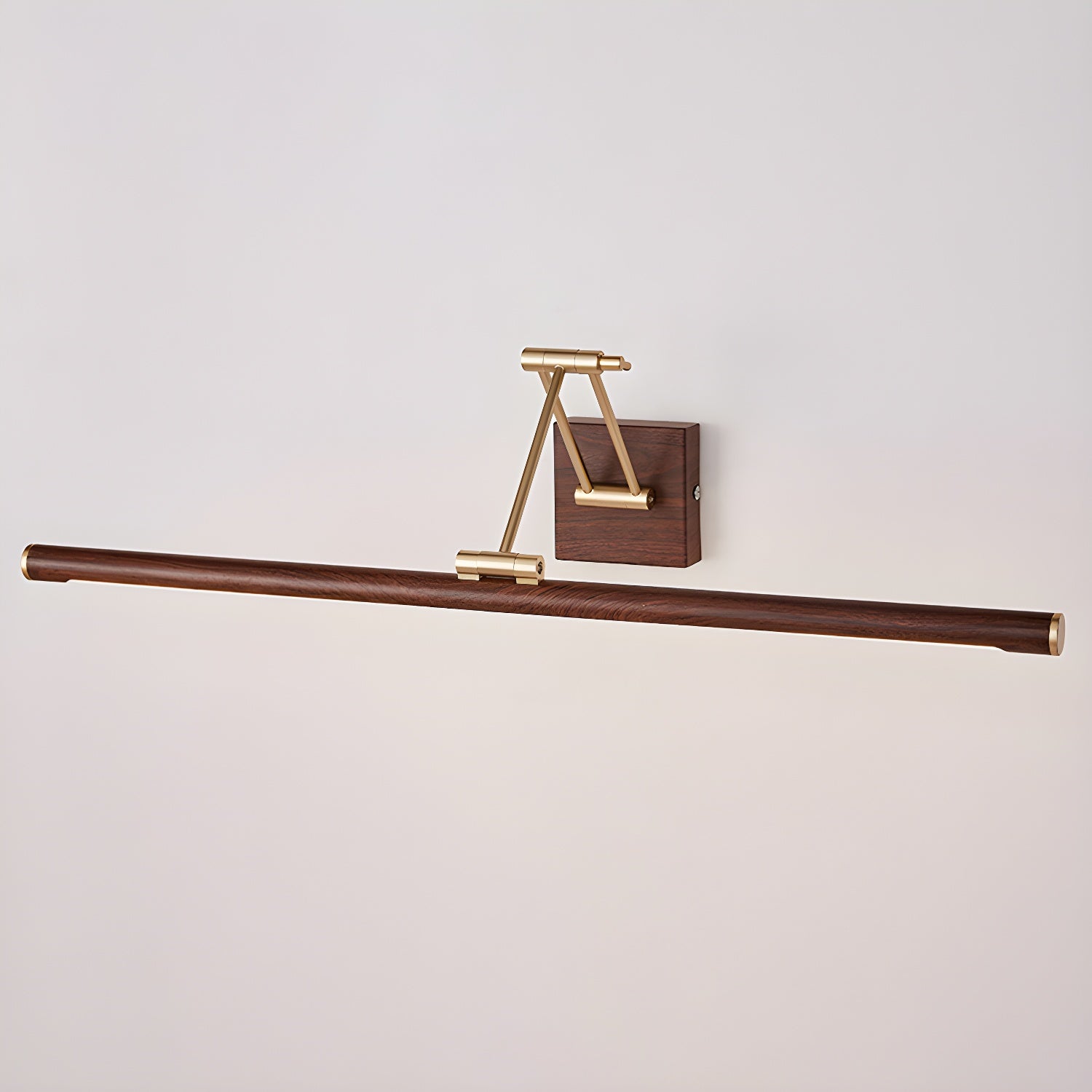Walnut Color Linear Adjustable Wall Light - Letslighting