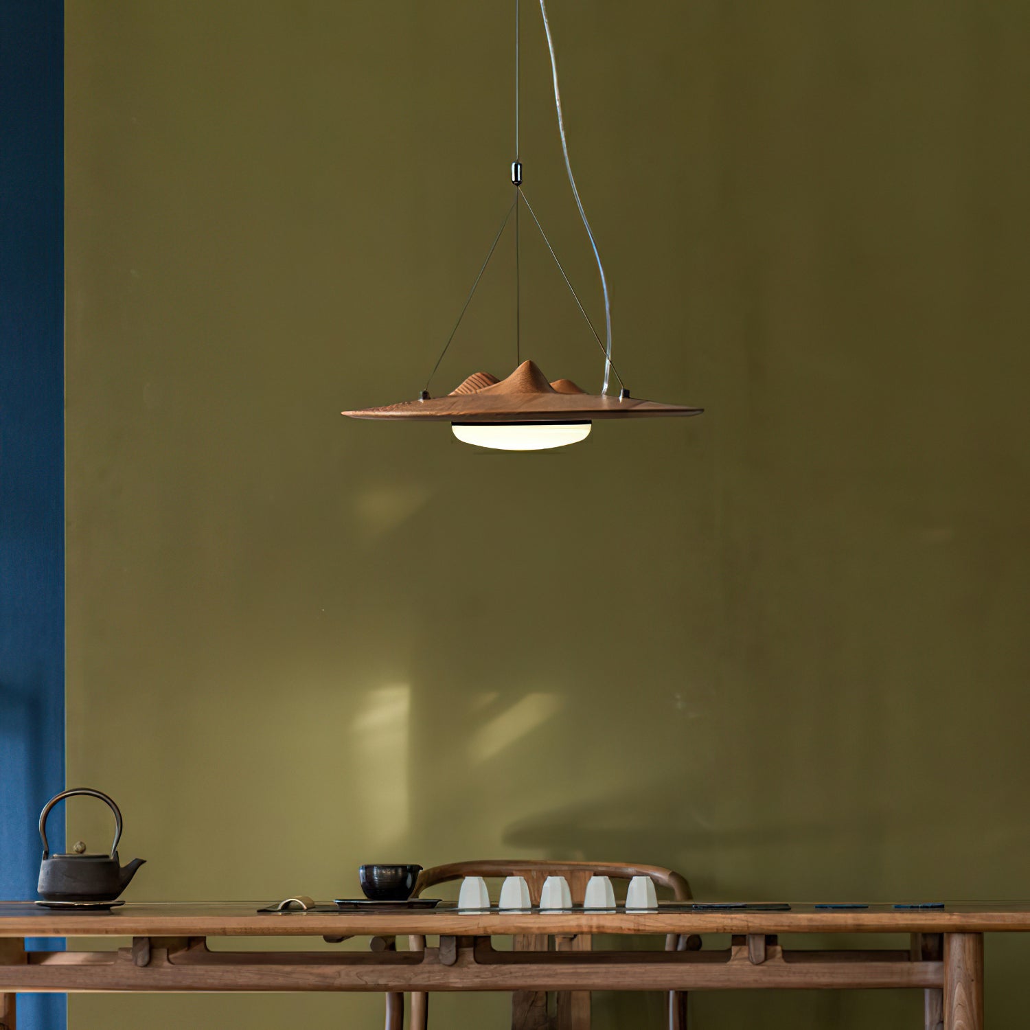 Vathea Premium Nordic Art Wood Pendant Lamp - Letslighting