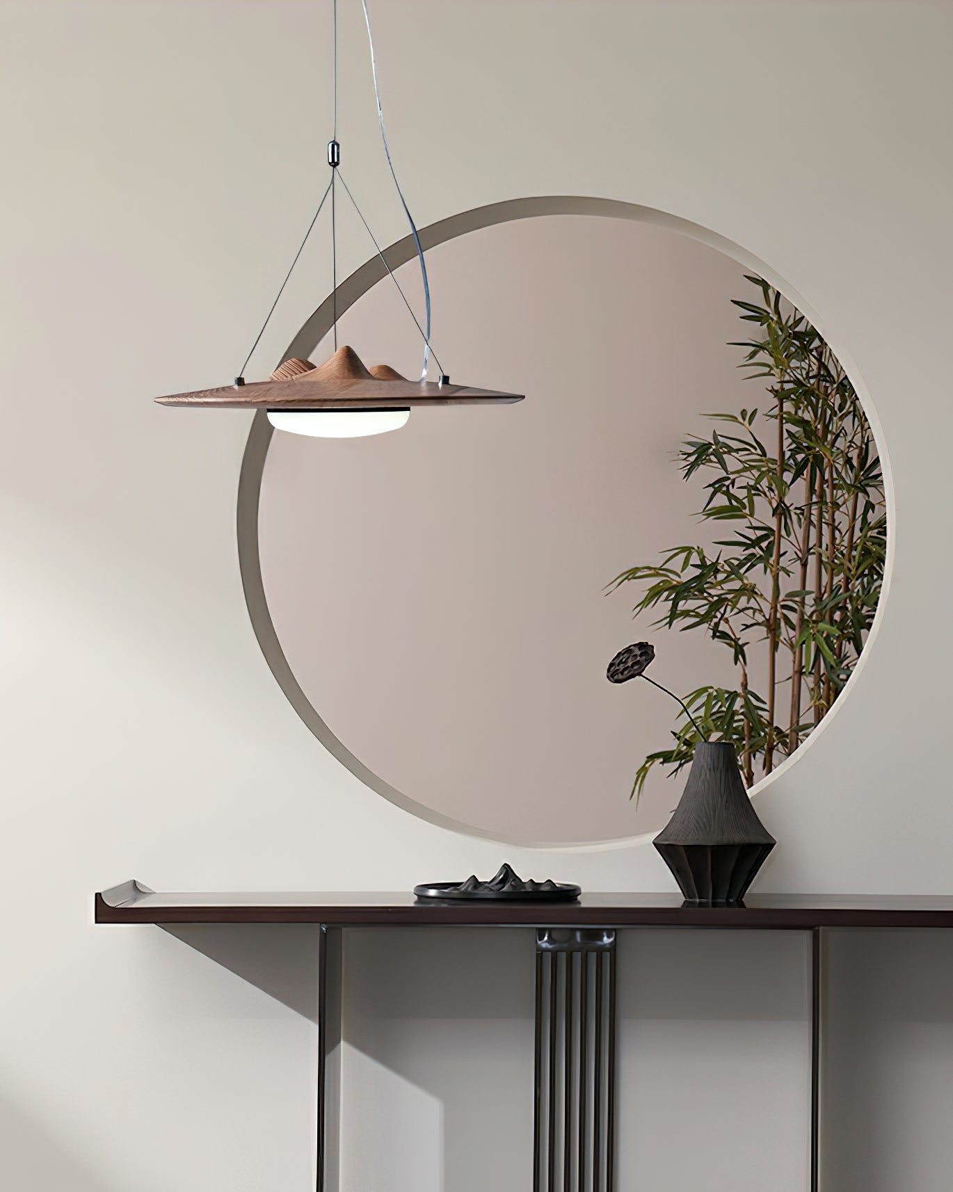 Vathea Premium Nordic Art Wood Pendant Lamp - Letslighting