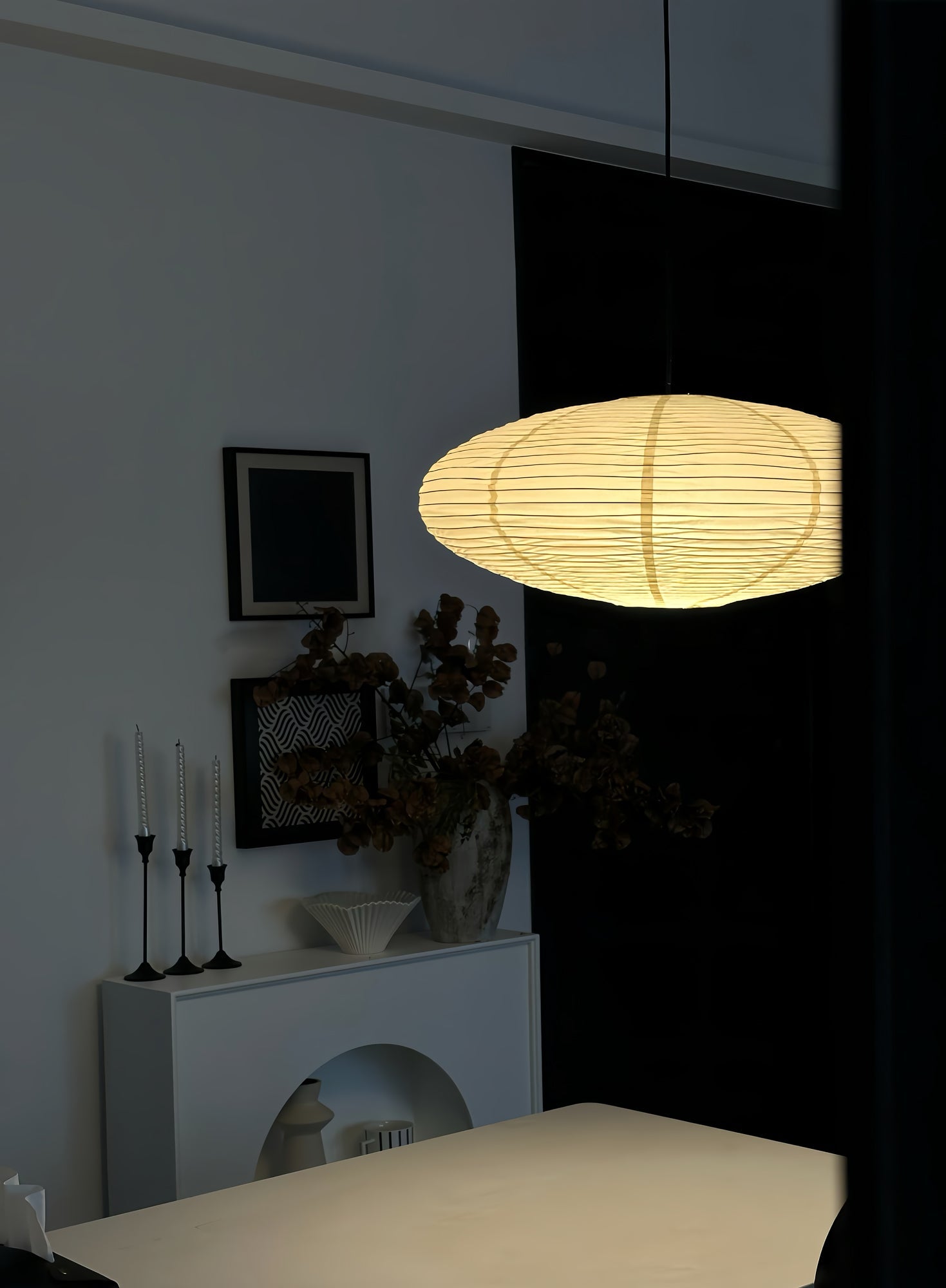 Lustra Pendant Lamp Paper for Living Room - Letslighting