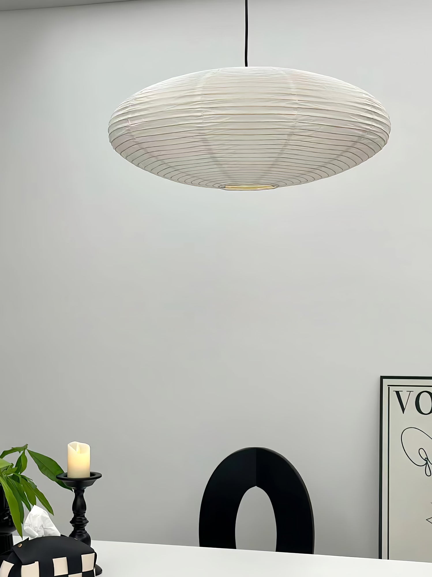 Lustra Pendant Lamp Paper for Living Room - Letslighting
