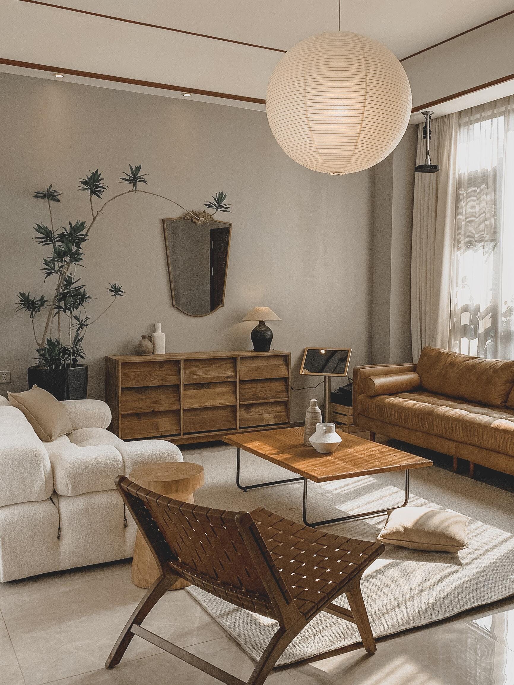 Lustra Pendant Lamp Paper for Living Room - Letslighting