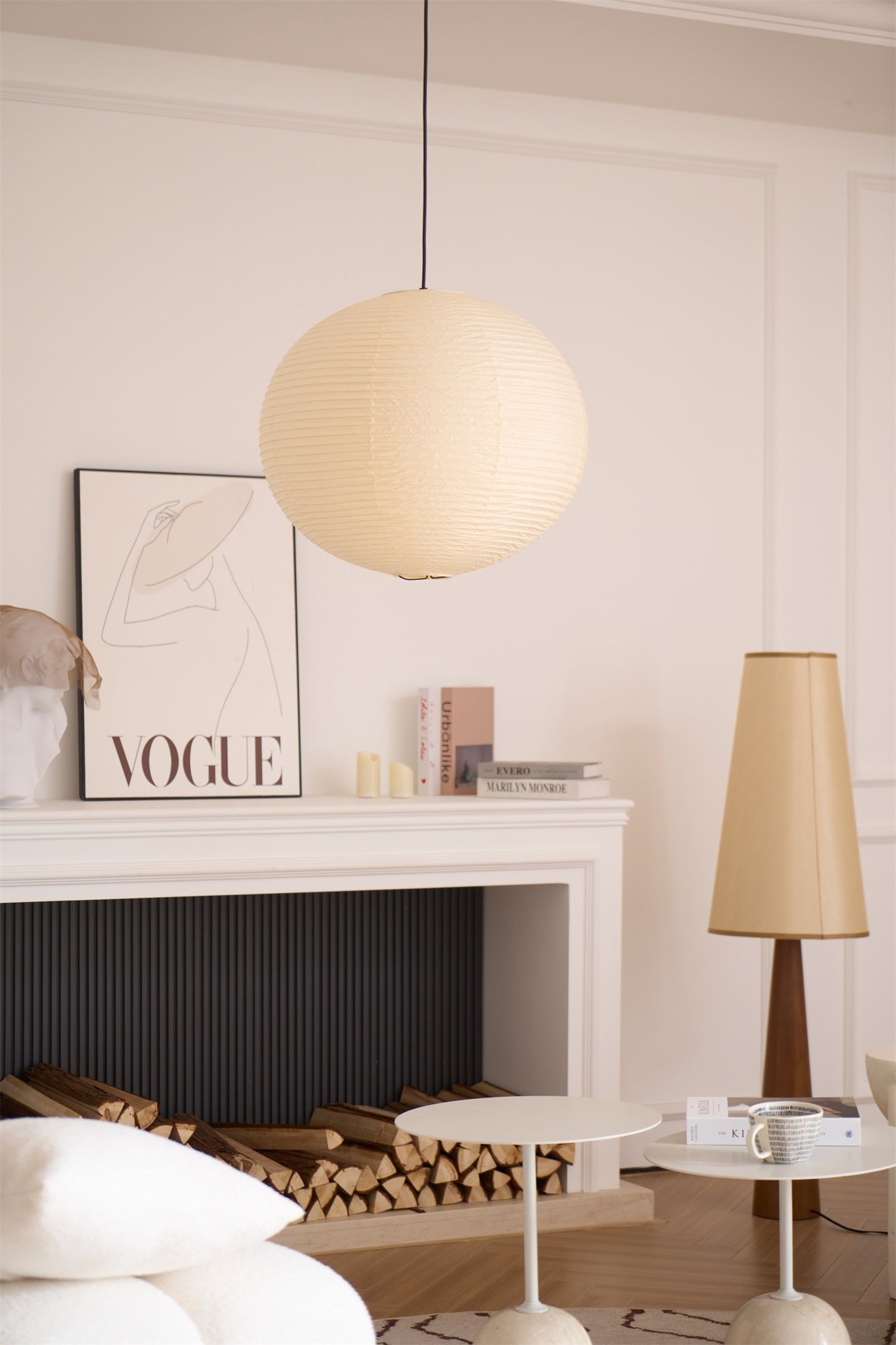 Lustra Pendant Lamp Paper for Living Room - Letslighting