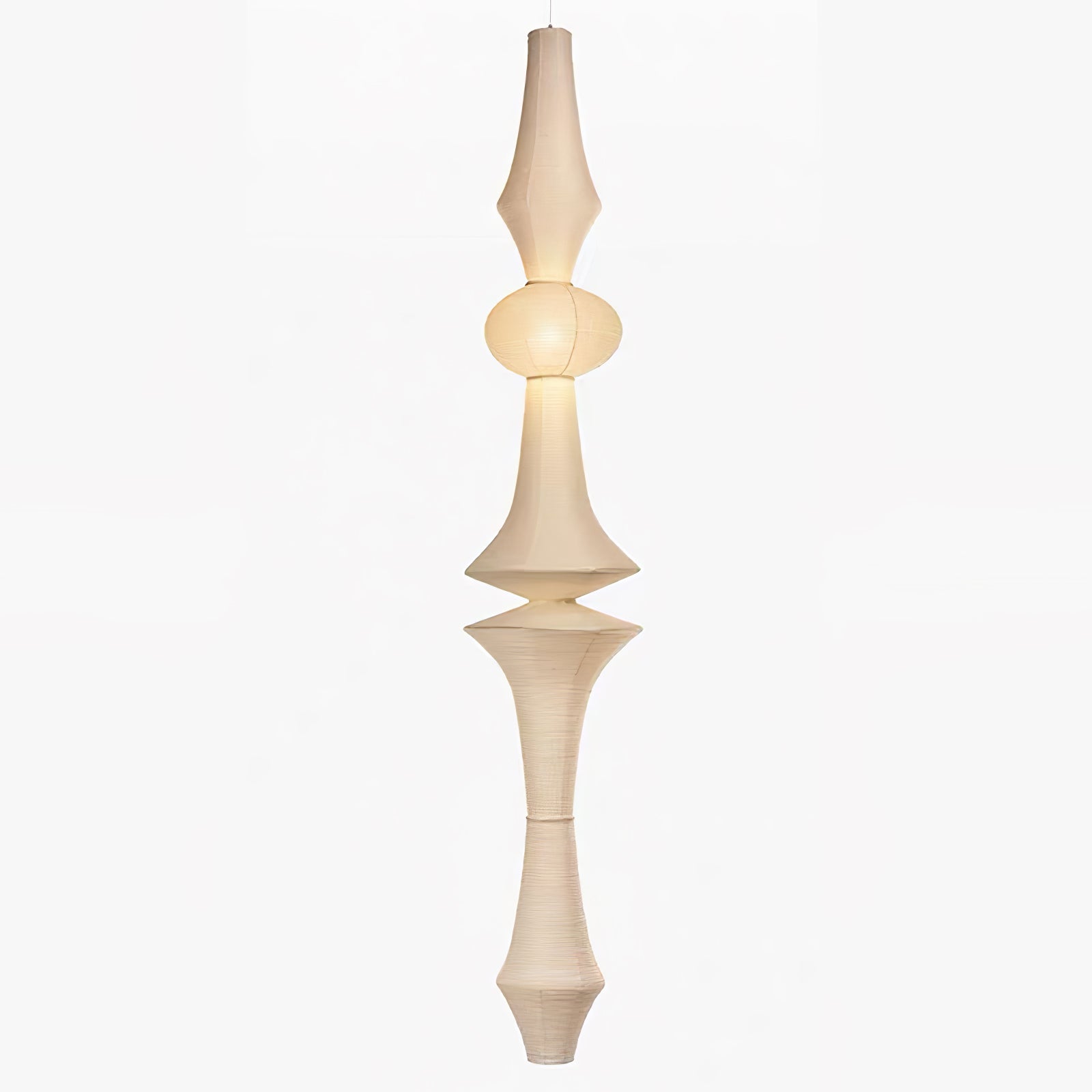 Lustra Pendant Light Washi Paper E for Living Room - Letslighting