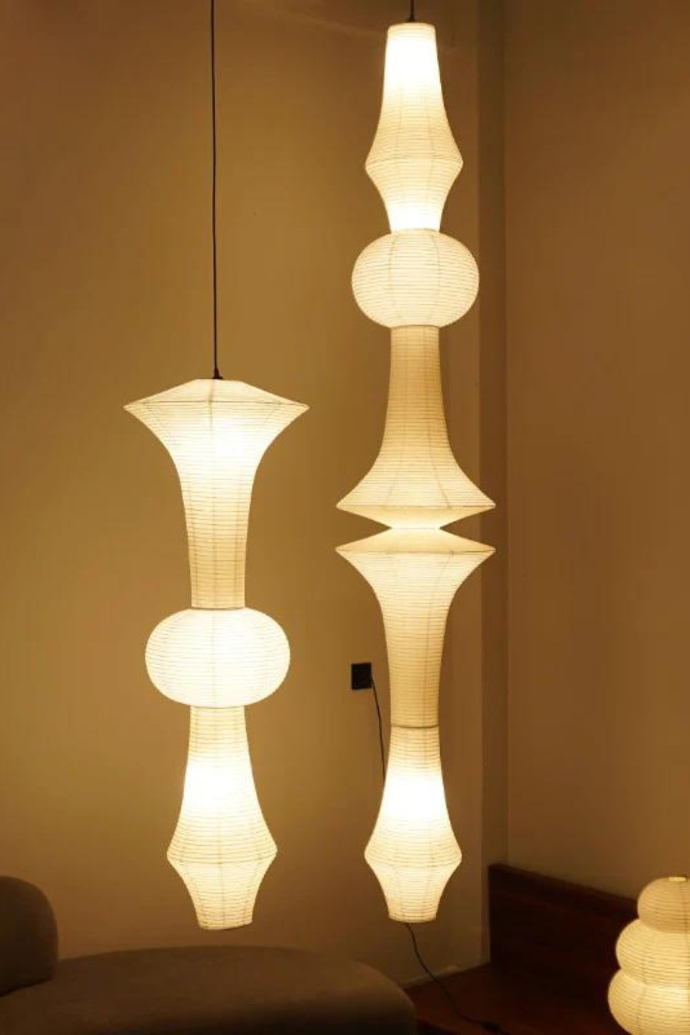 Veyran Paper Artistic Pendant Light - Letslighting