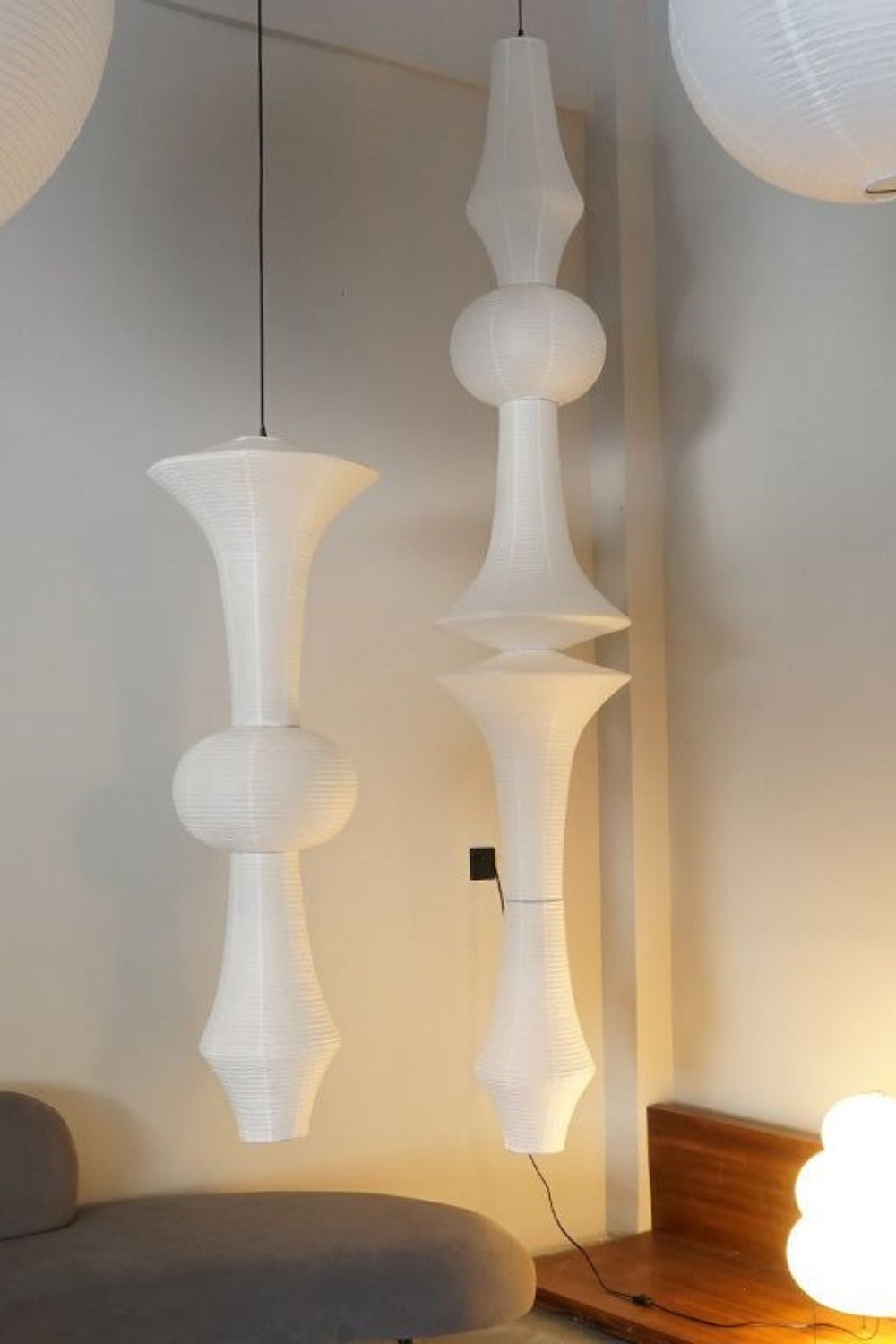 Veyran Paper Artistic Pendant Light - Letslighting