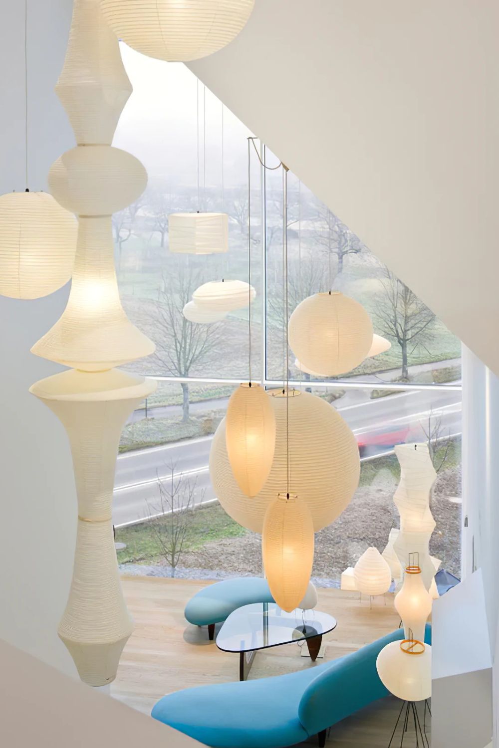 Veyran Paper Artistic Pendant Light - Letslighting
