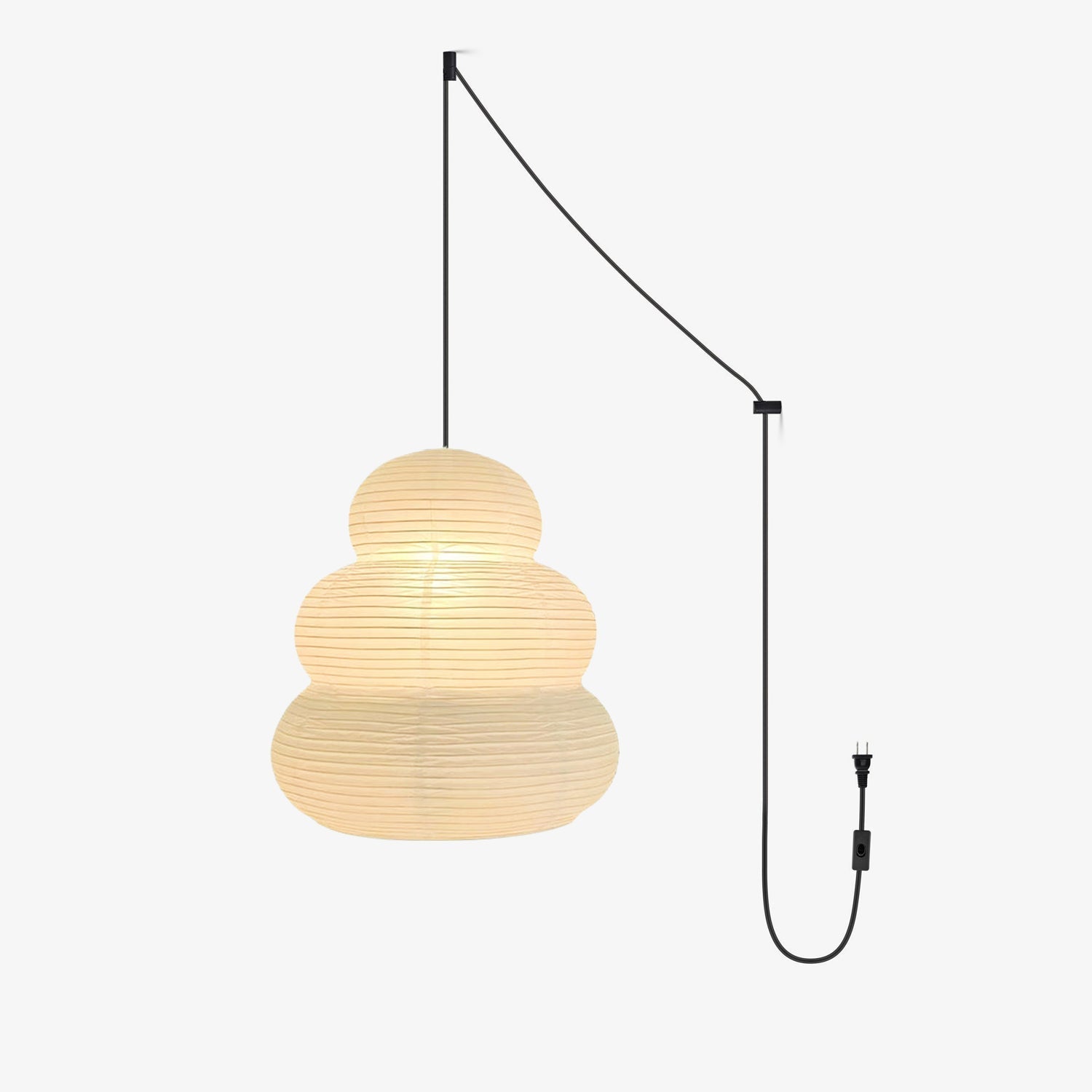 Gemma Modern Paper Pendant Light - Letslighting