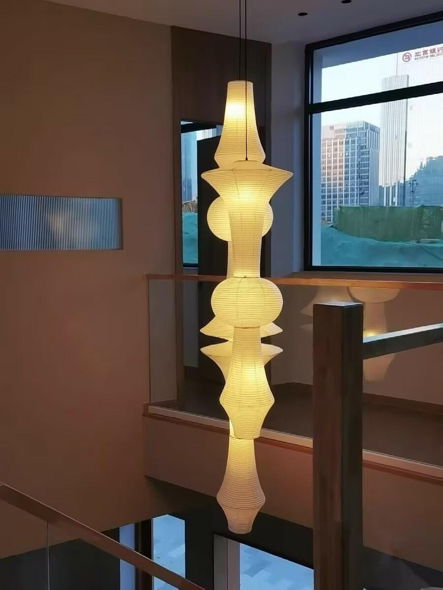 Veyran Paper Artistic Pendant Light - Letslighting