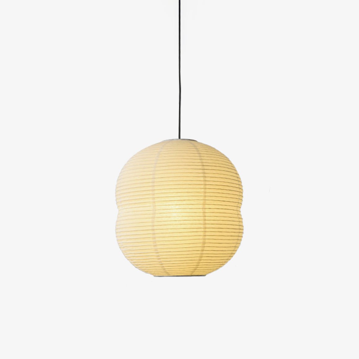 Olive Minimalist Rice Paper Pendant Light - Letslighting