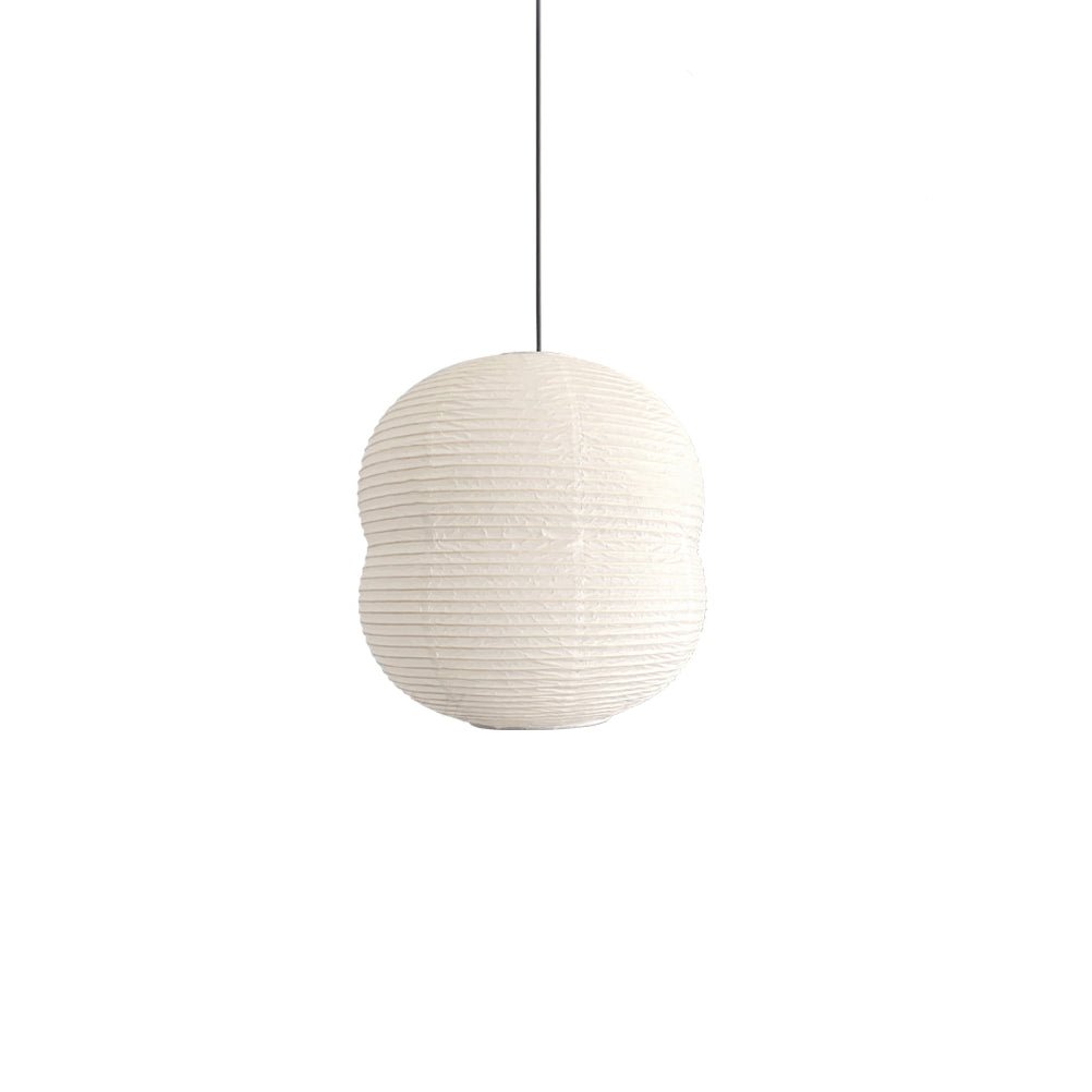Olive Minimalist Rice Paper Pendant Light - Letslighting