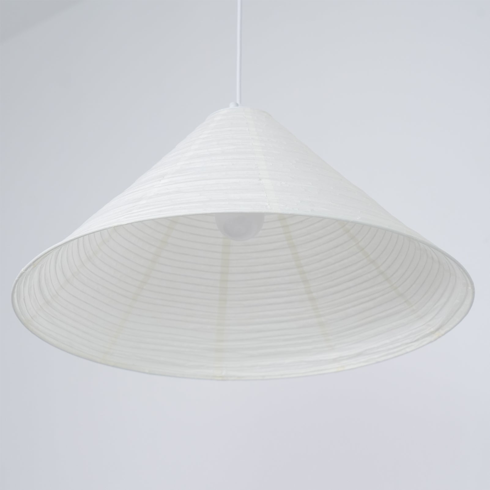 Conic Paper Pyramid Pendant Lamp - Letslighting