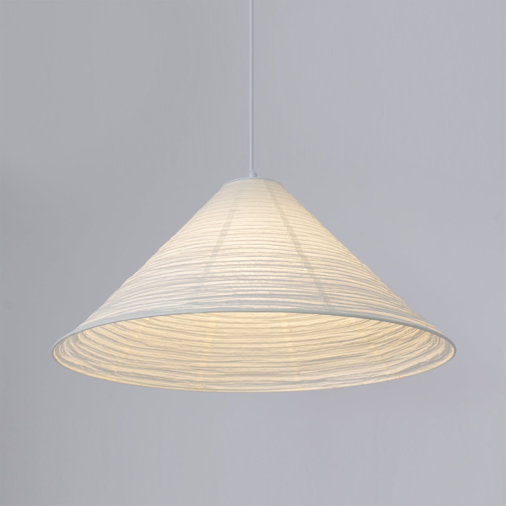 Conic Paper Pyramid Pendant Lamp - Letslighting