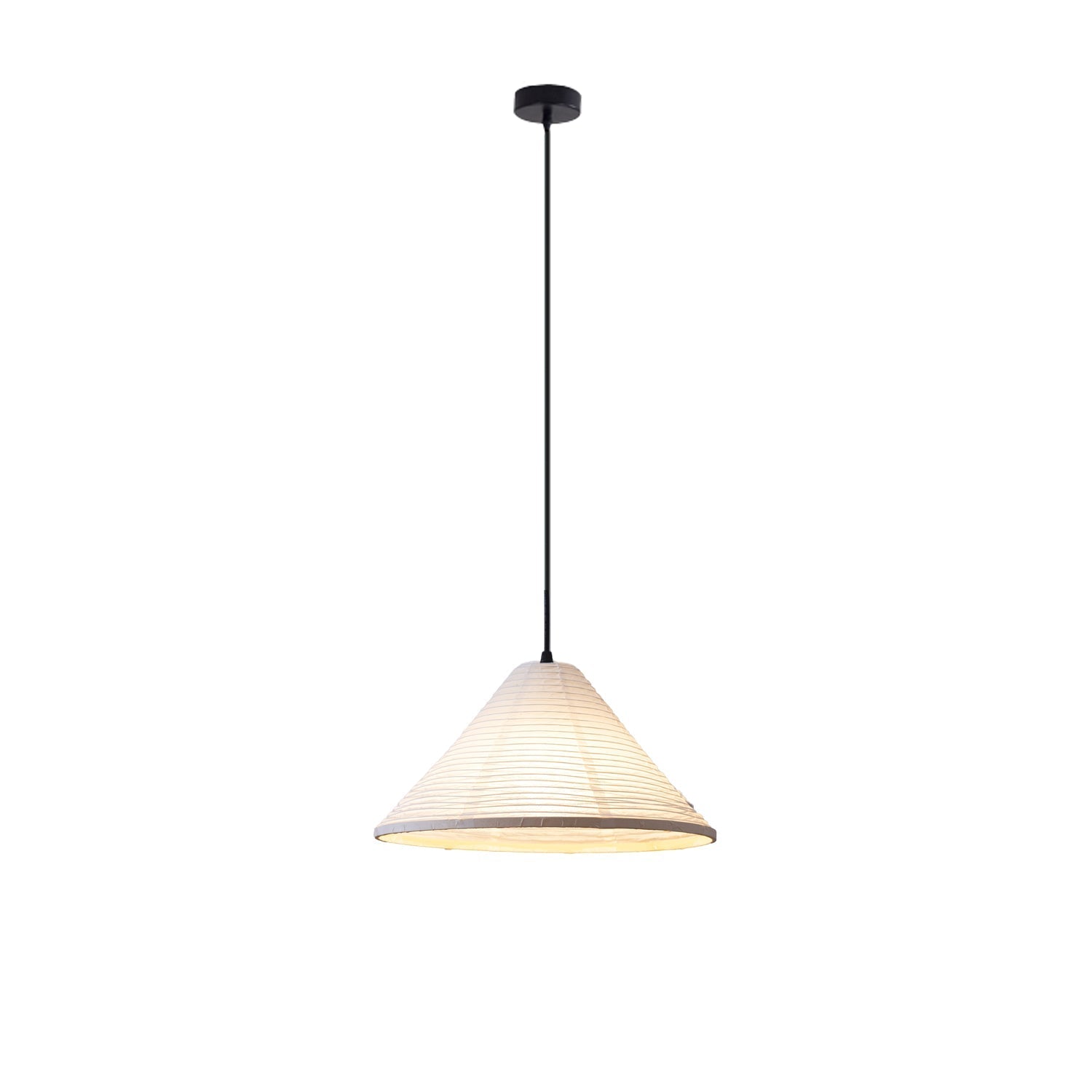Conic Paper Pyramid Pendant Lamp - Letslighting