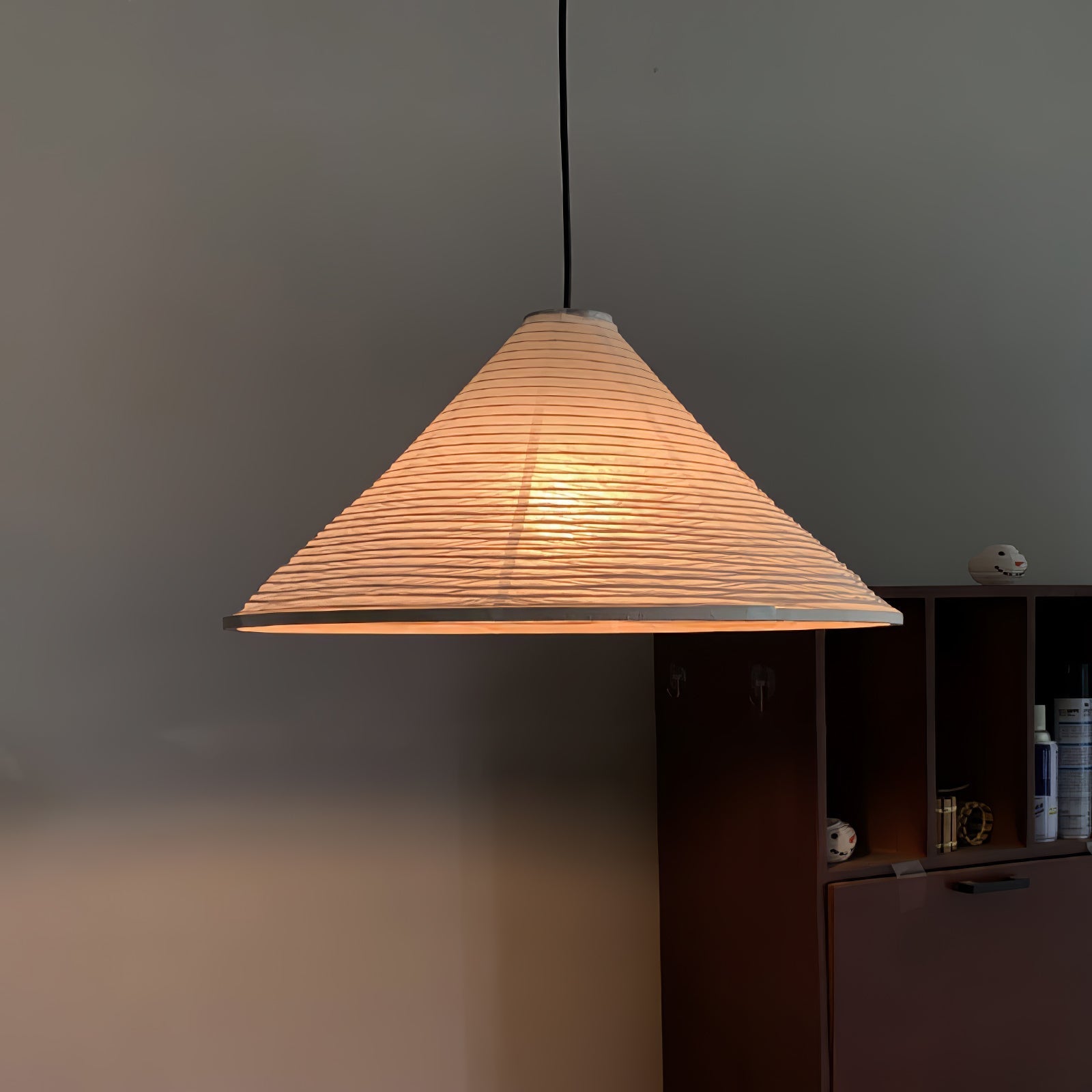 Conic Paper Pyramid Pendant Lamp - Letslighting