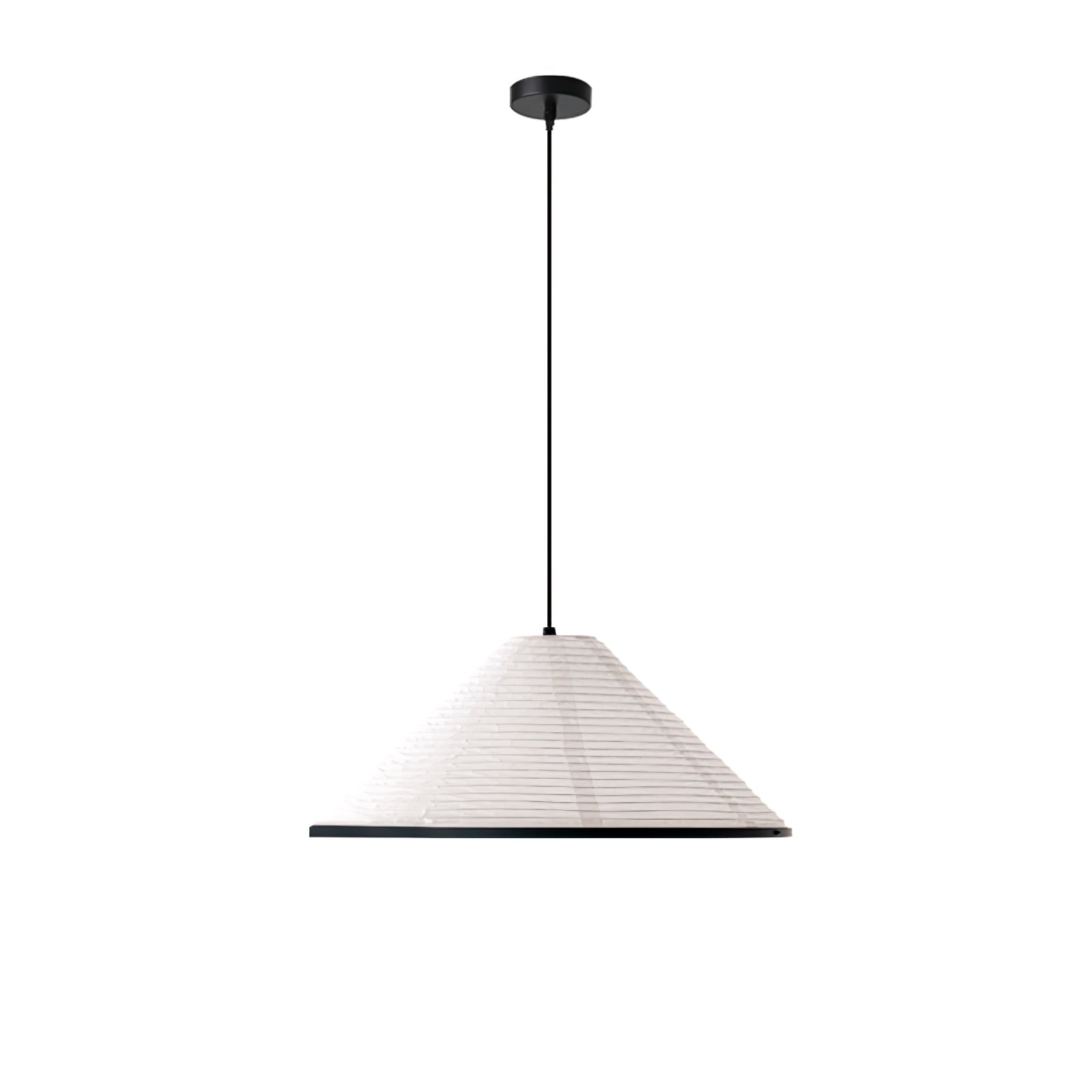 Conic Paper Pyramid Pendant Lamp - Letslighting
